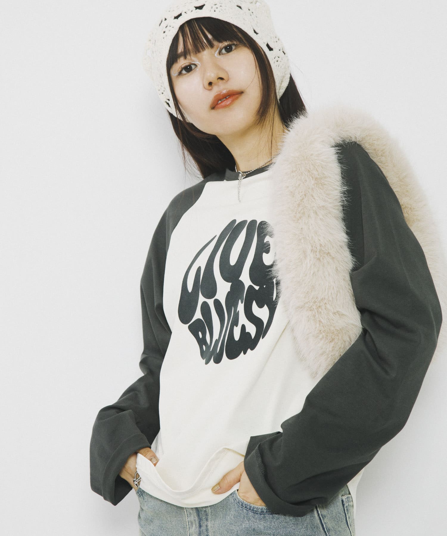 身長：156cm サイズ：one