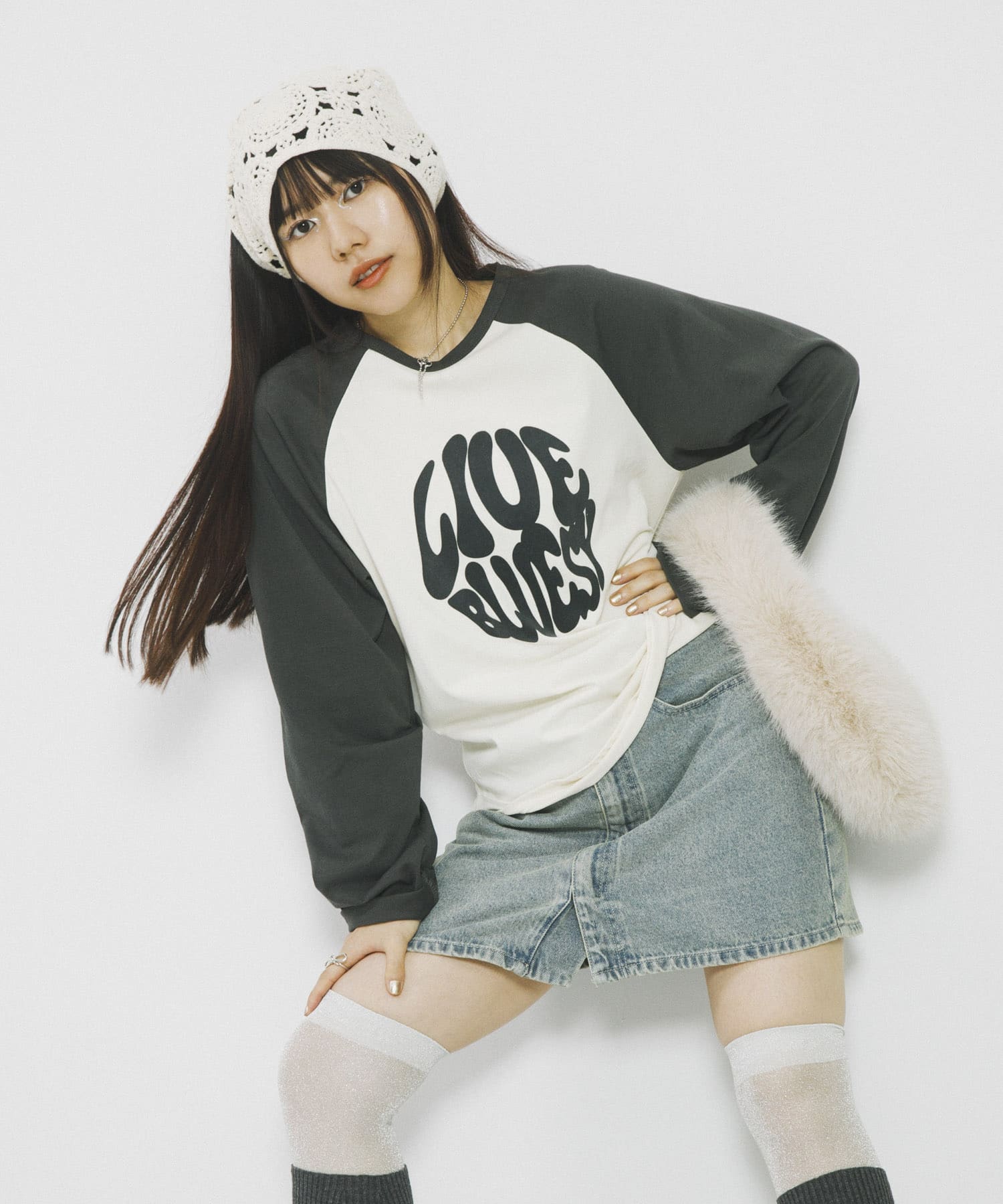 身長：156cm サイズ：one