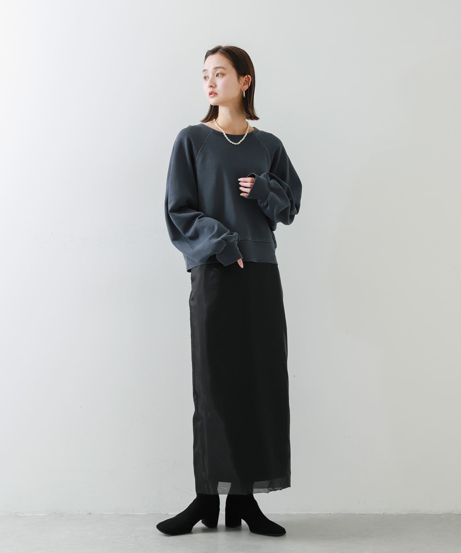 身長：169cm サイズ：one