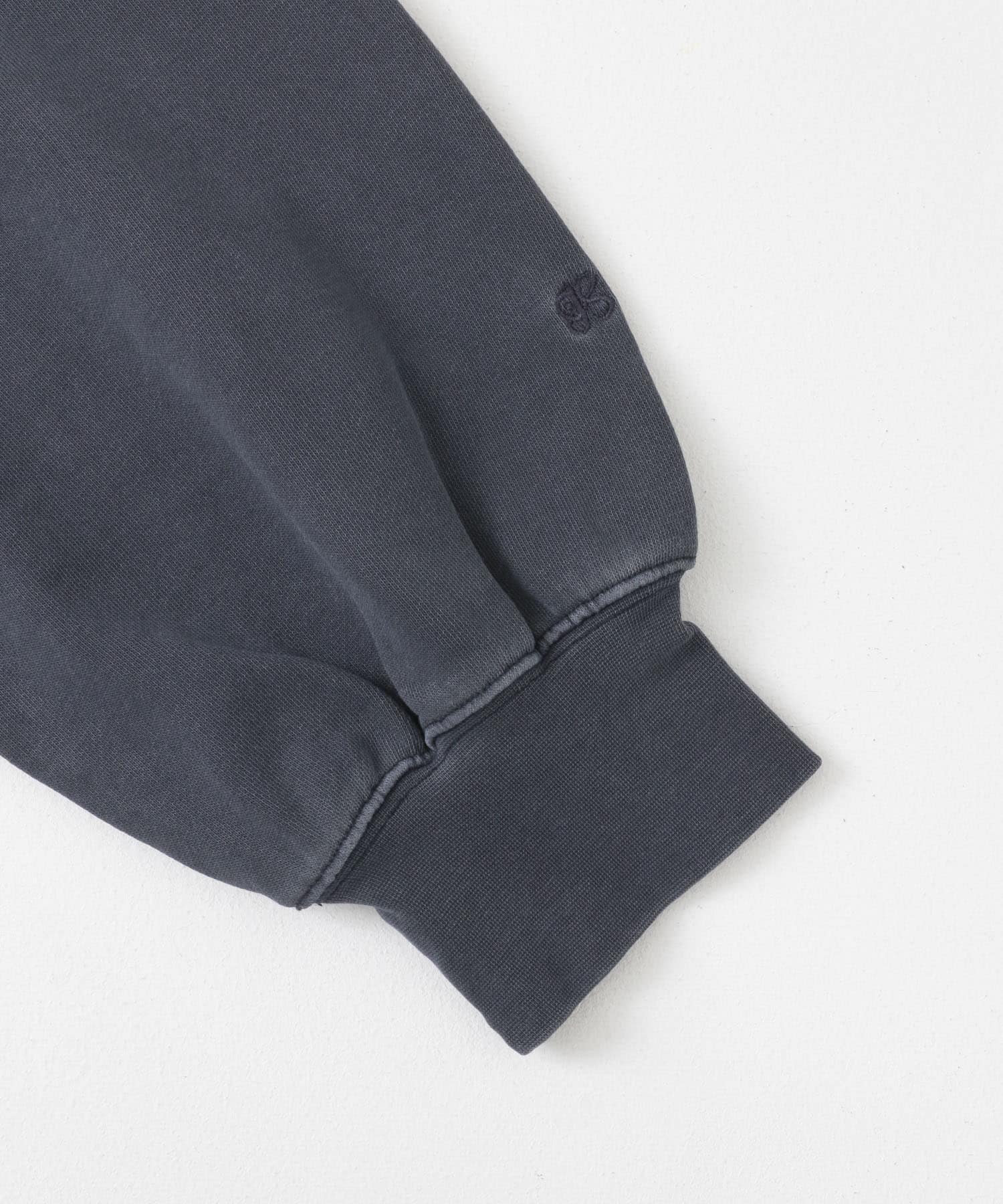 ピグメントクロップドスウェット NAVY one