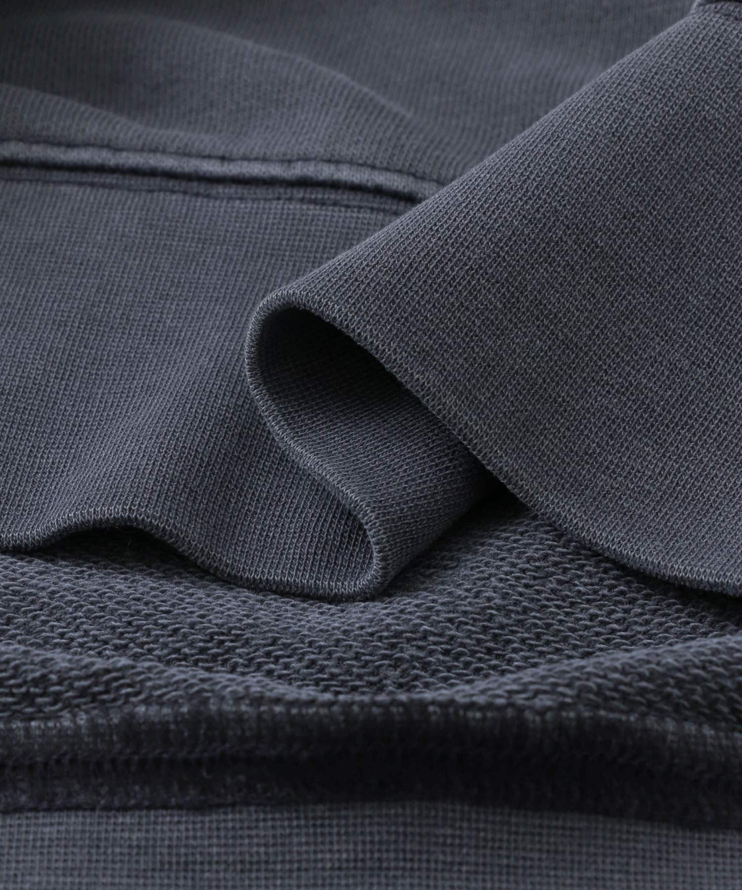 ピグメントクロップドスウェット NAVY one