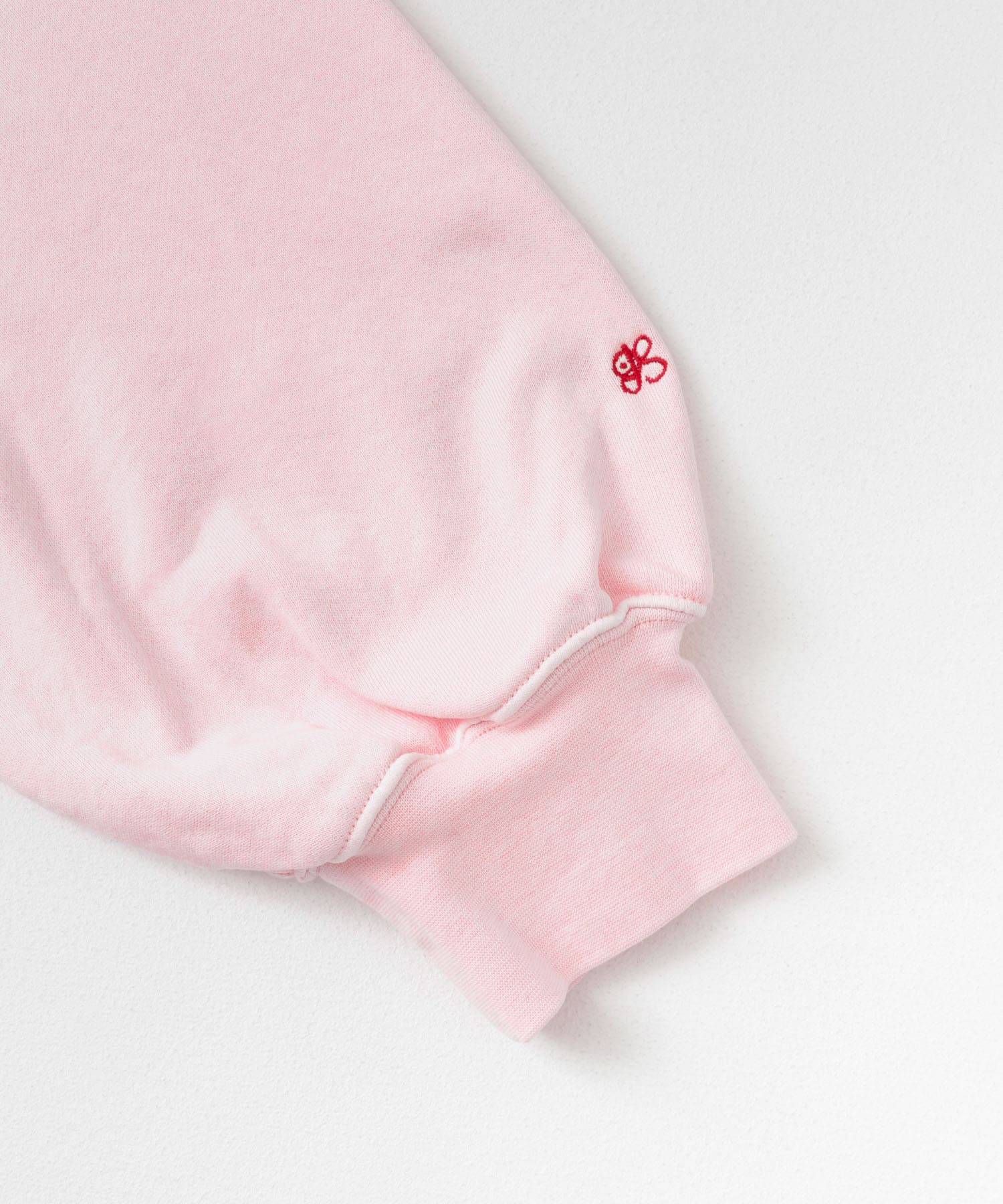 ピグメントクロップドスウェット PINK one