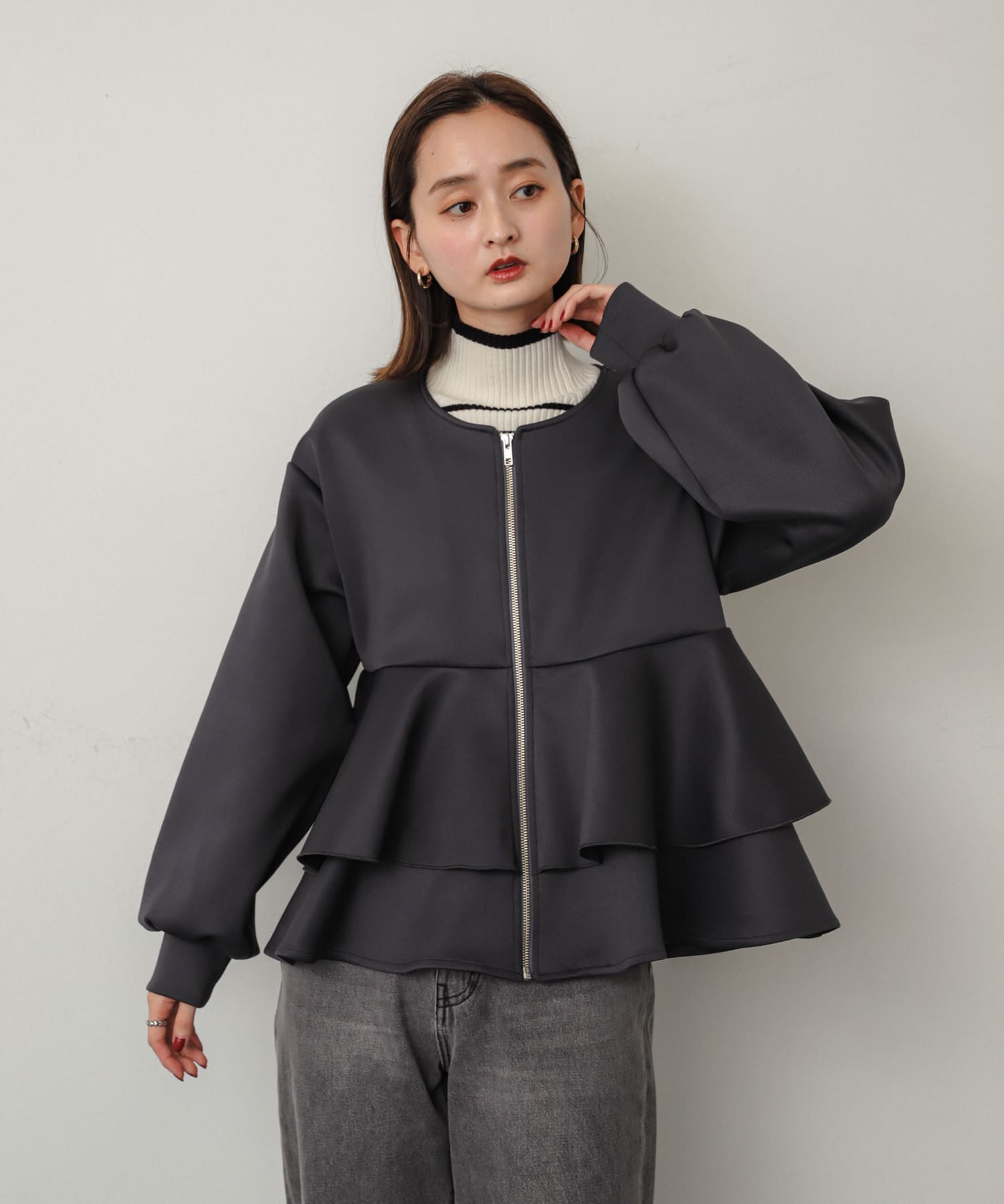 身長：169cm サイズ：one