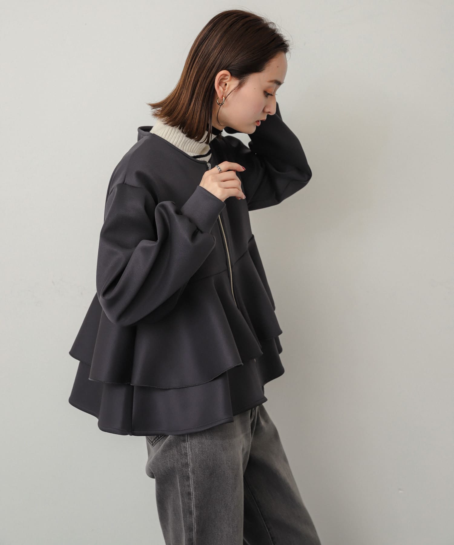 身長：169cm サイズ：one