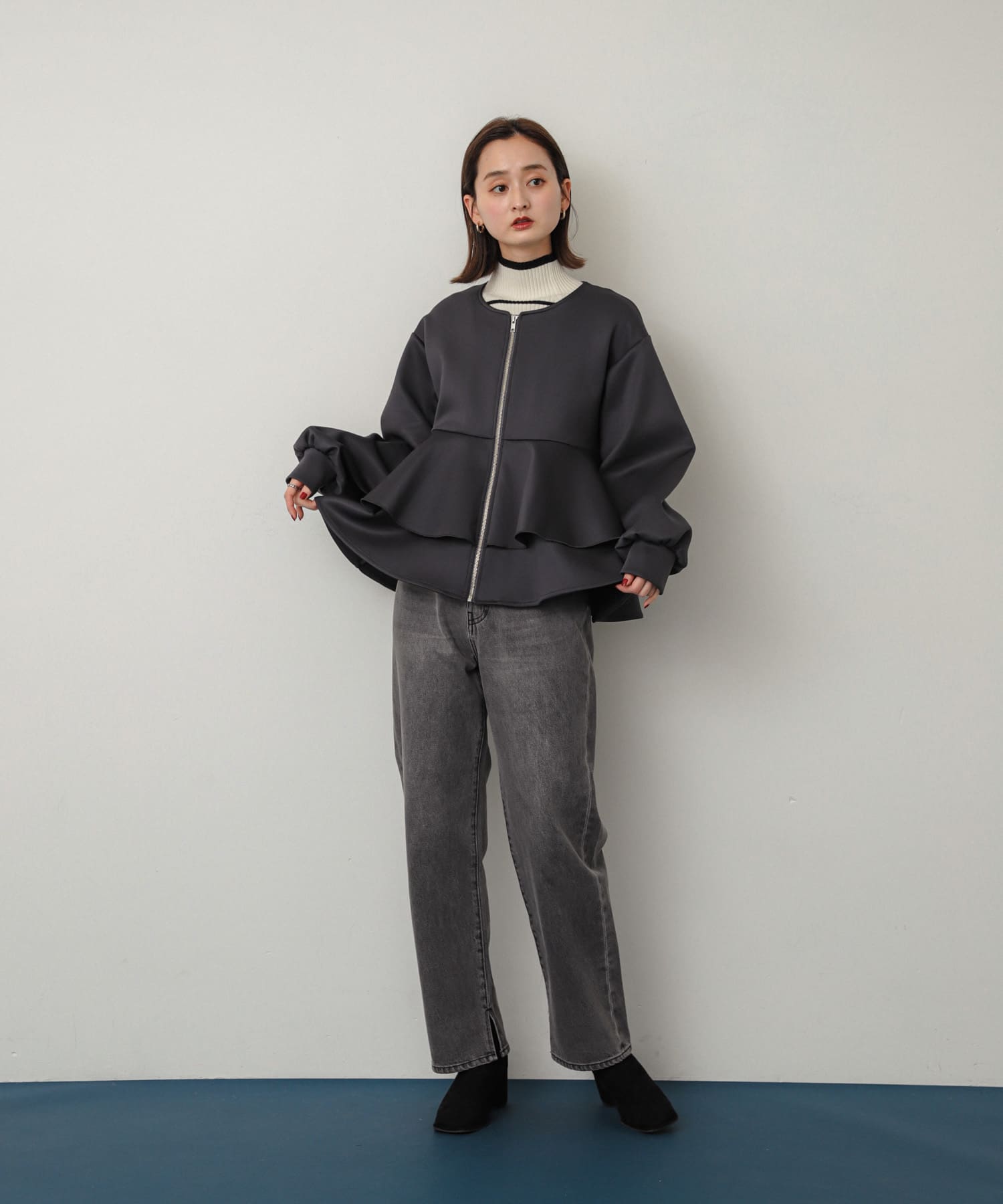 身長：169cm サイズ：one
