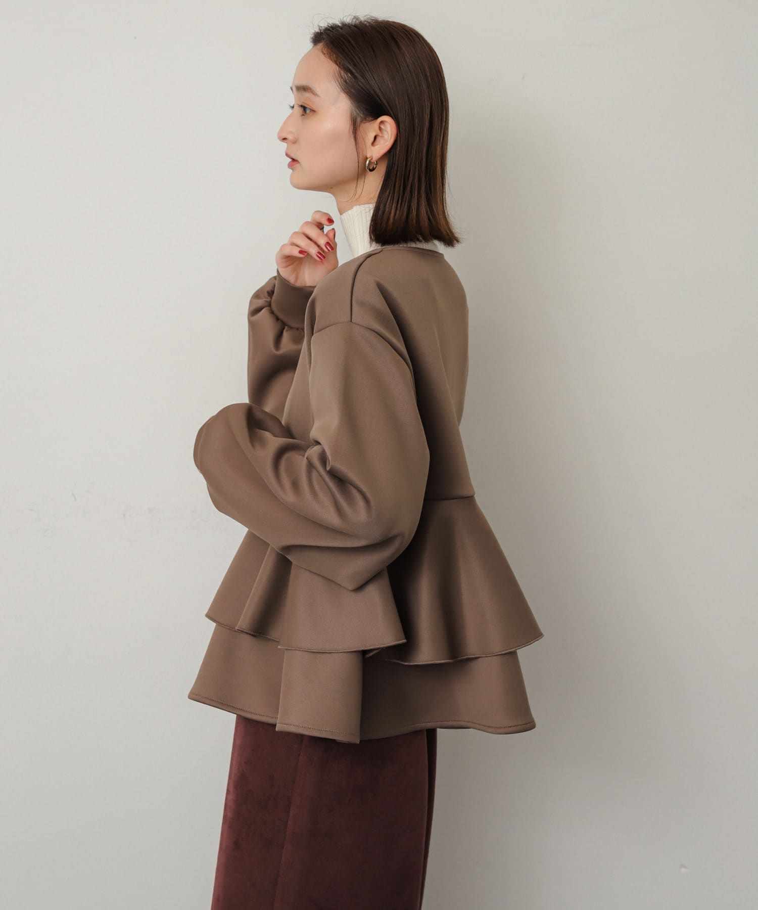 身長：169cm サイズ：one