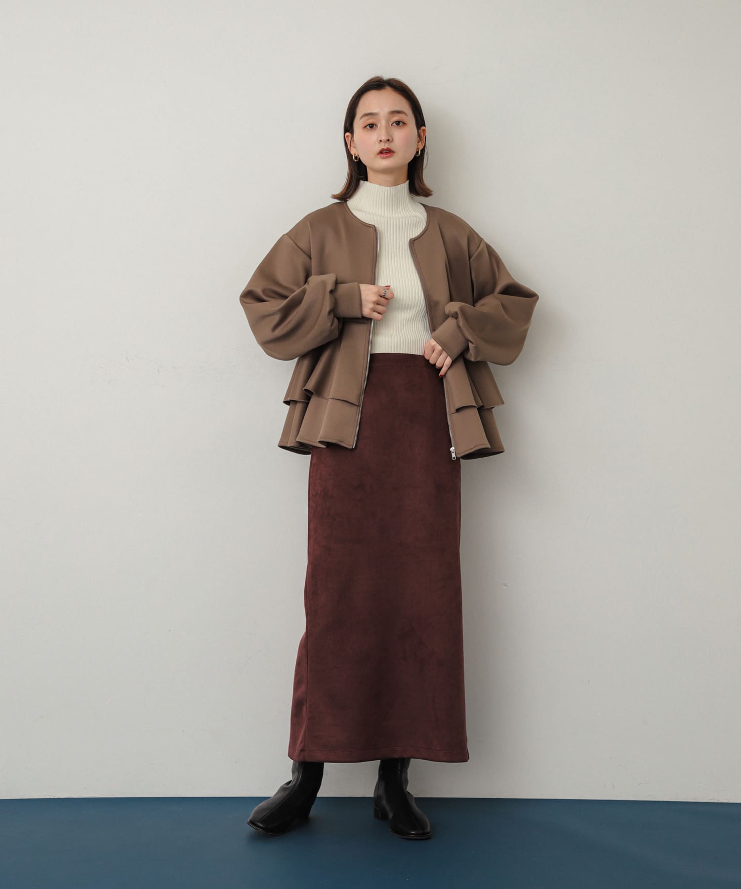 身長：169cm サイズ：one
