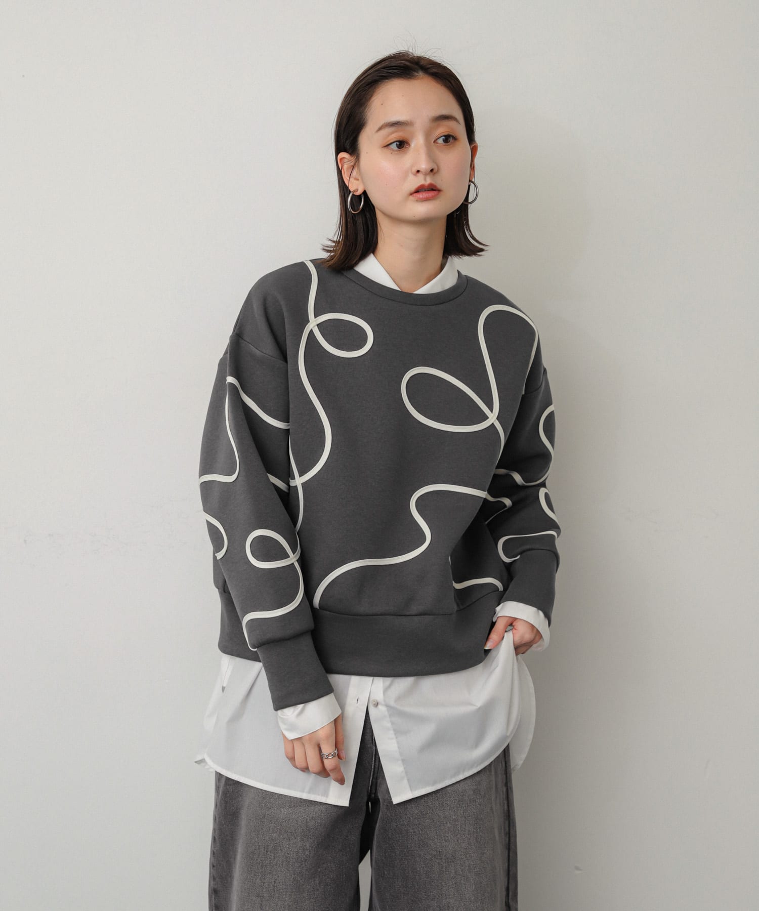 身長：169cm サイズ：one