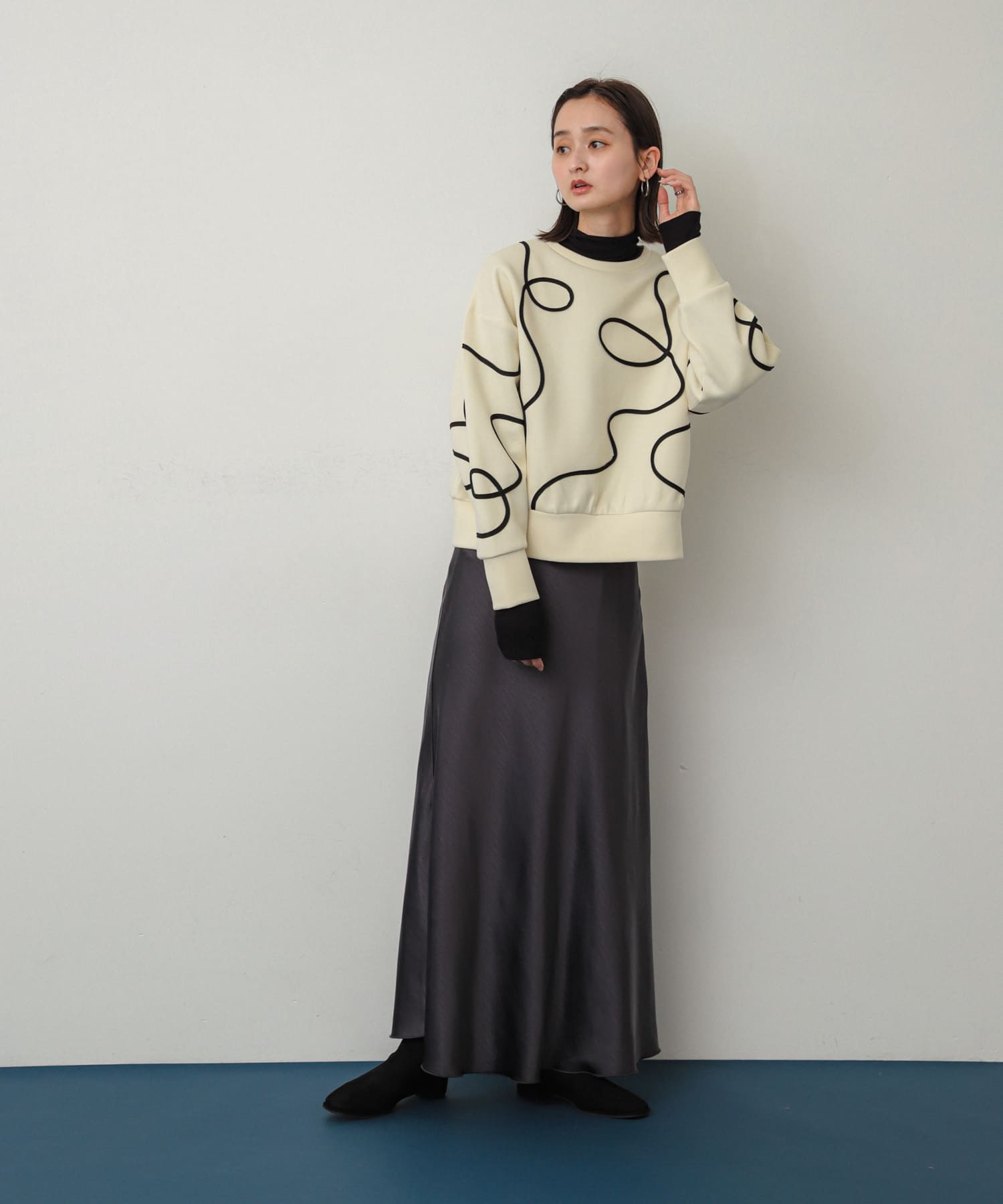 身長：169cm サイズ：one