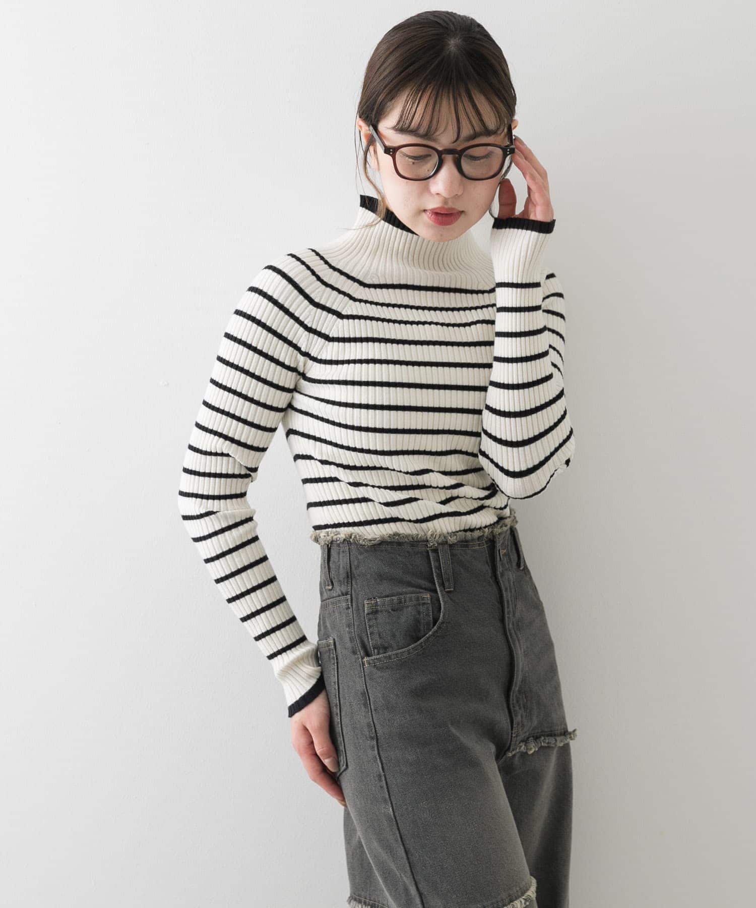 身長：158cm サイズ：one