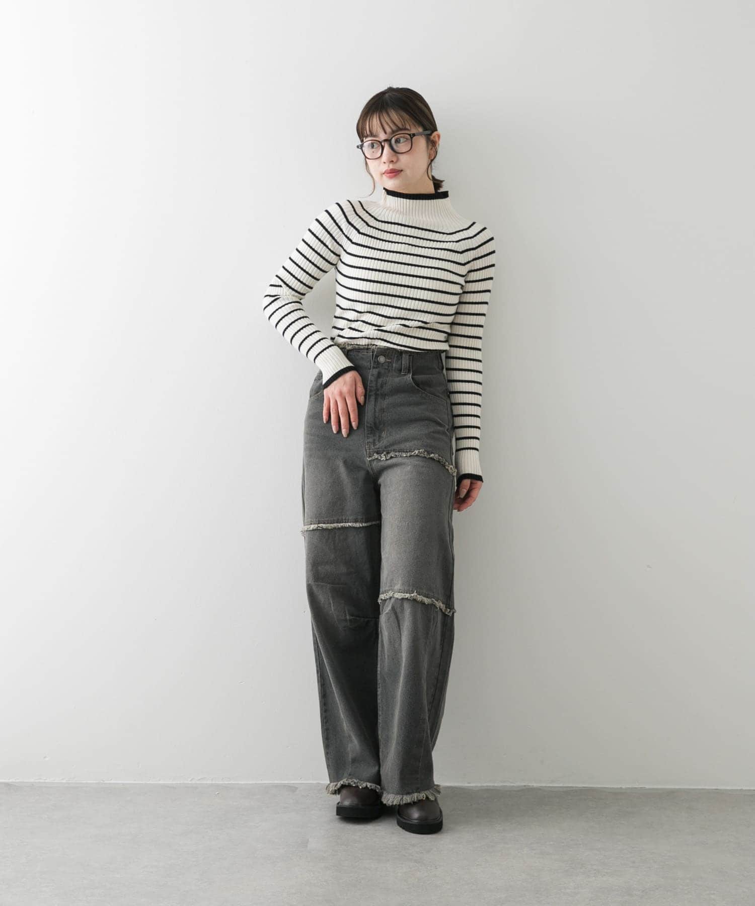 身長：158cm サイズ：one