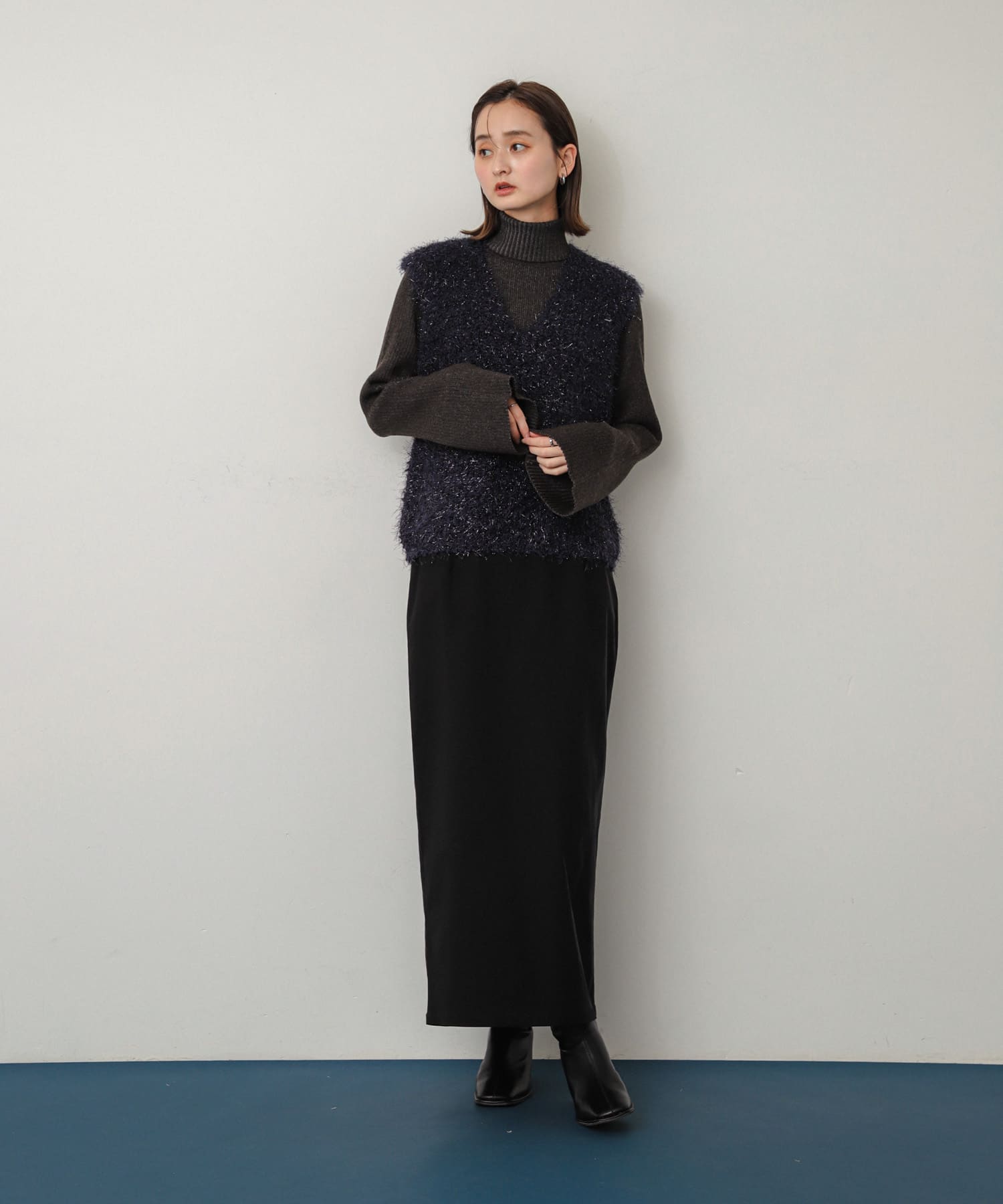 身長：169cm サイズ：one