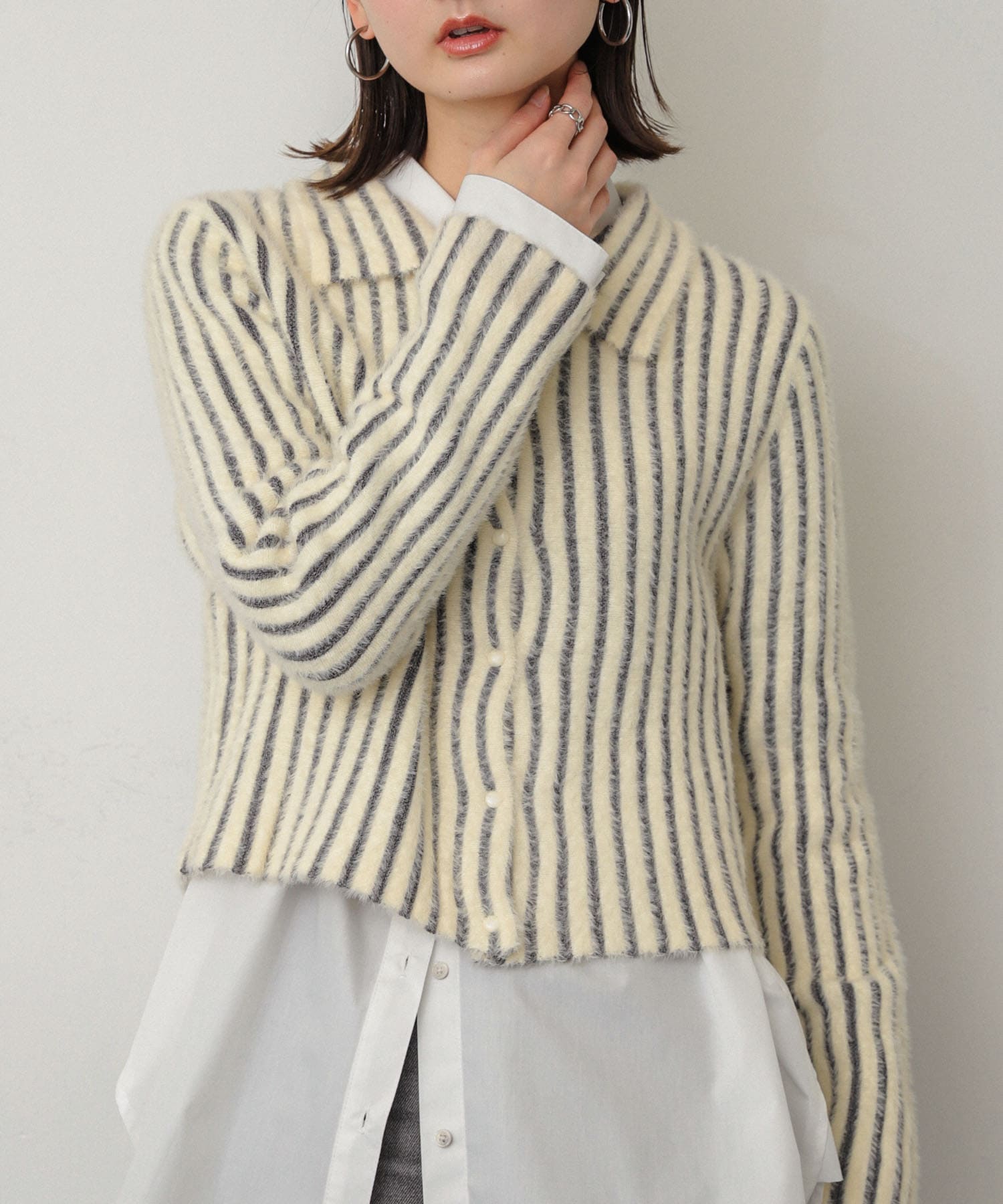 エリツキリブシャギーセーター(one IVORY): トップス｜URBAN RESEARCH