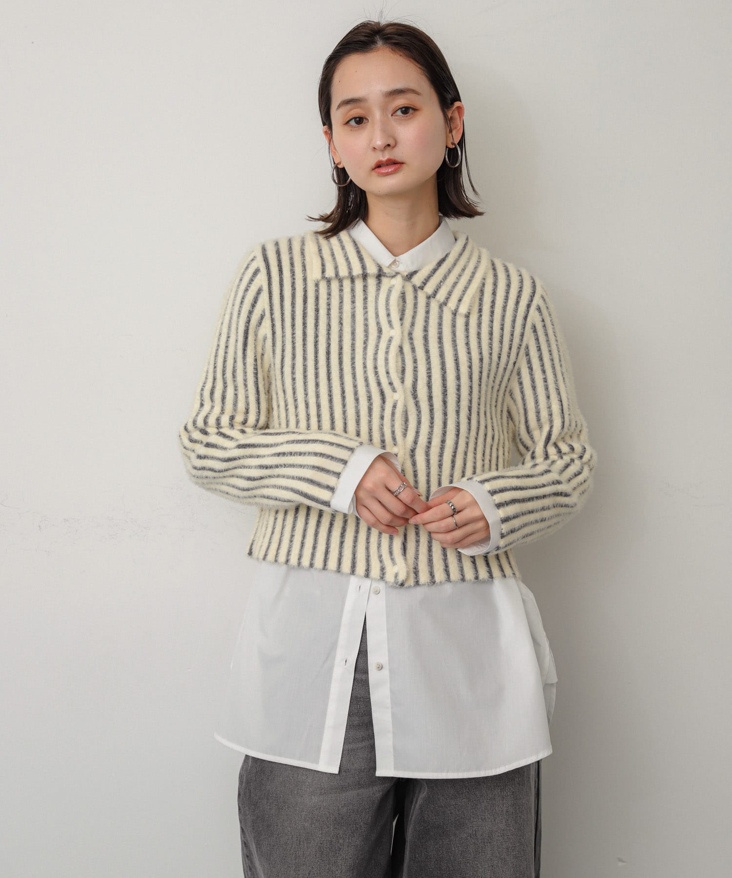 エリツキリブシャギーセーター(one IVORY): トップス｜URBAN RESEARCH