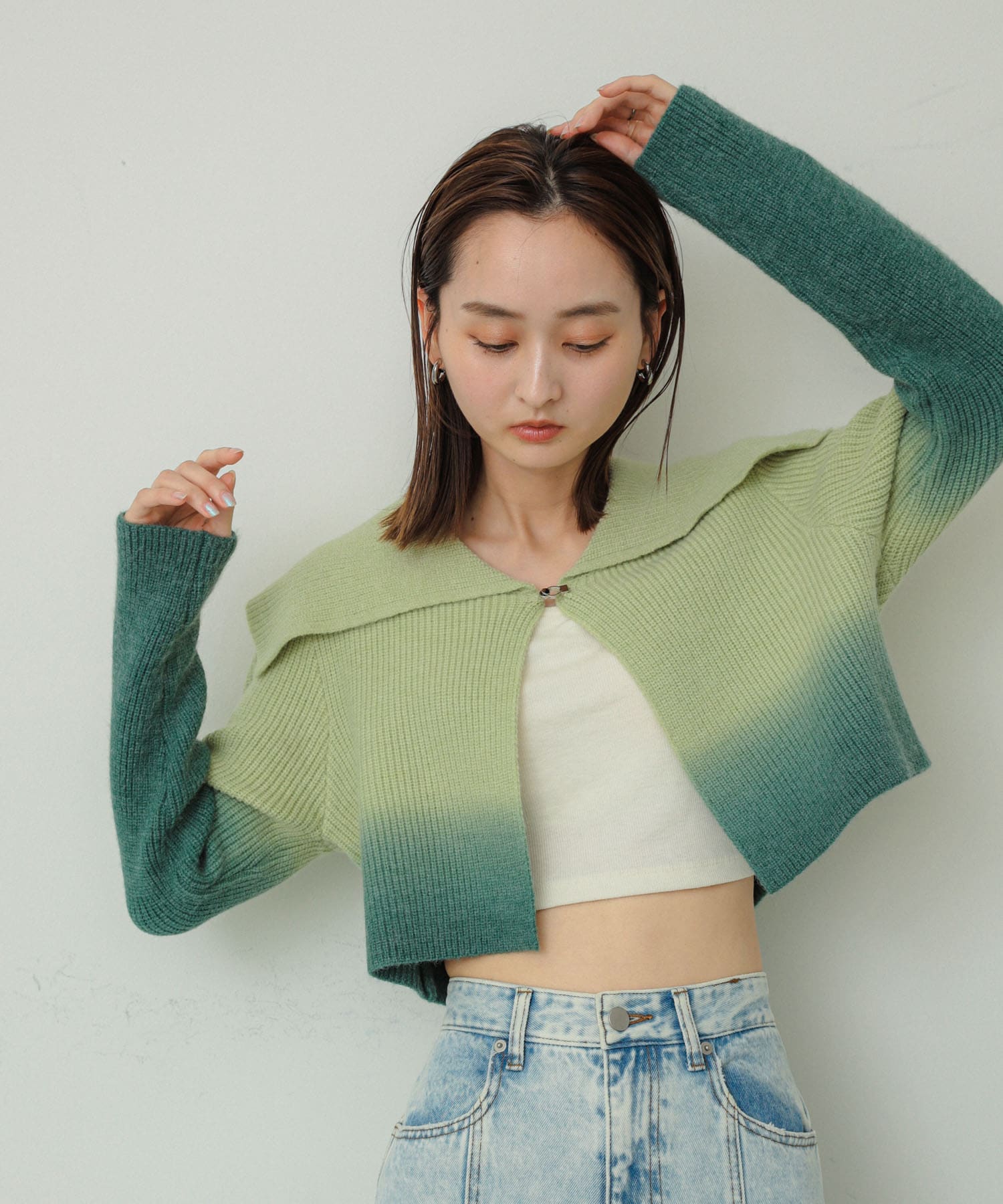 身長：169cm サイズ：one
