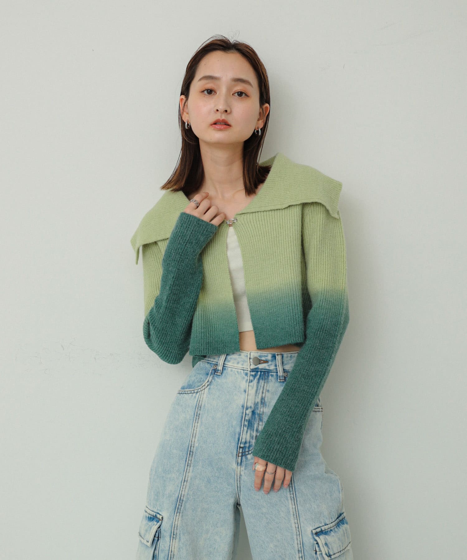 身長：169cm サイズ：one