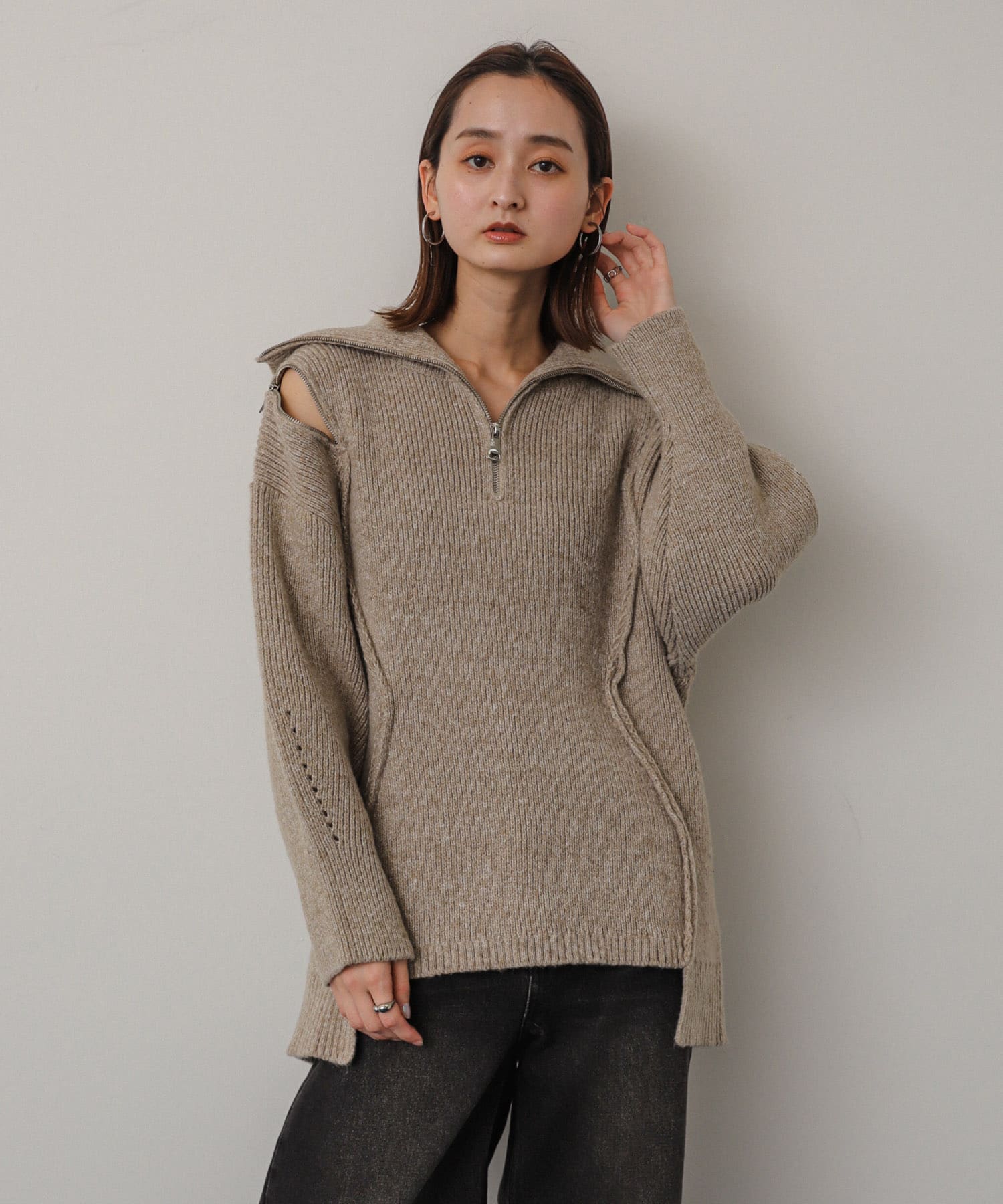 身長：169cm サイズ：one