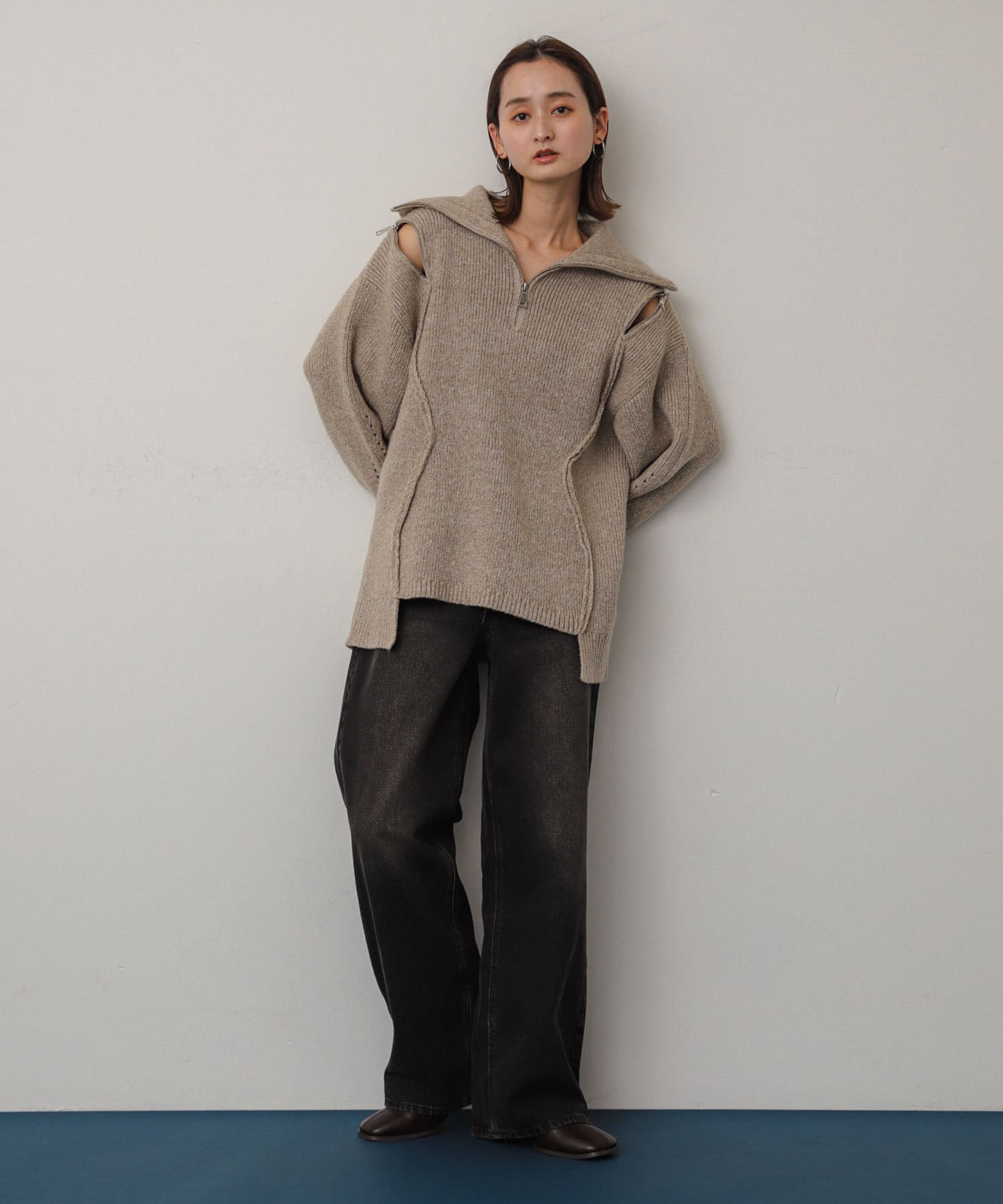 身長：169cm サイズ：one