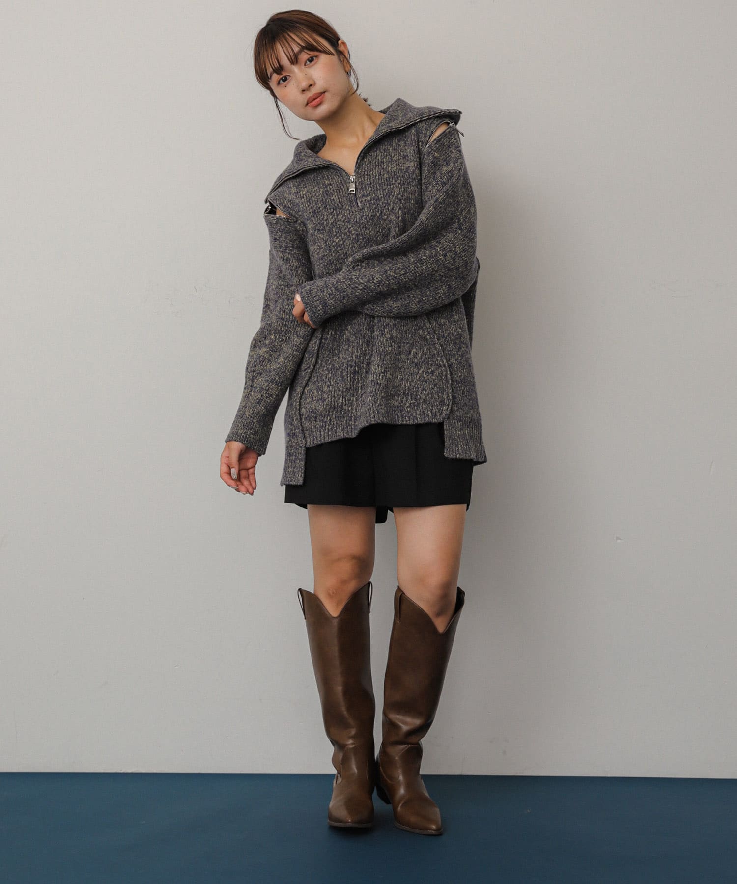 身長：158cm サイズ：one