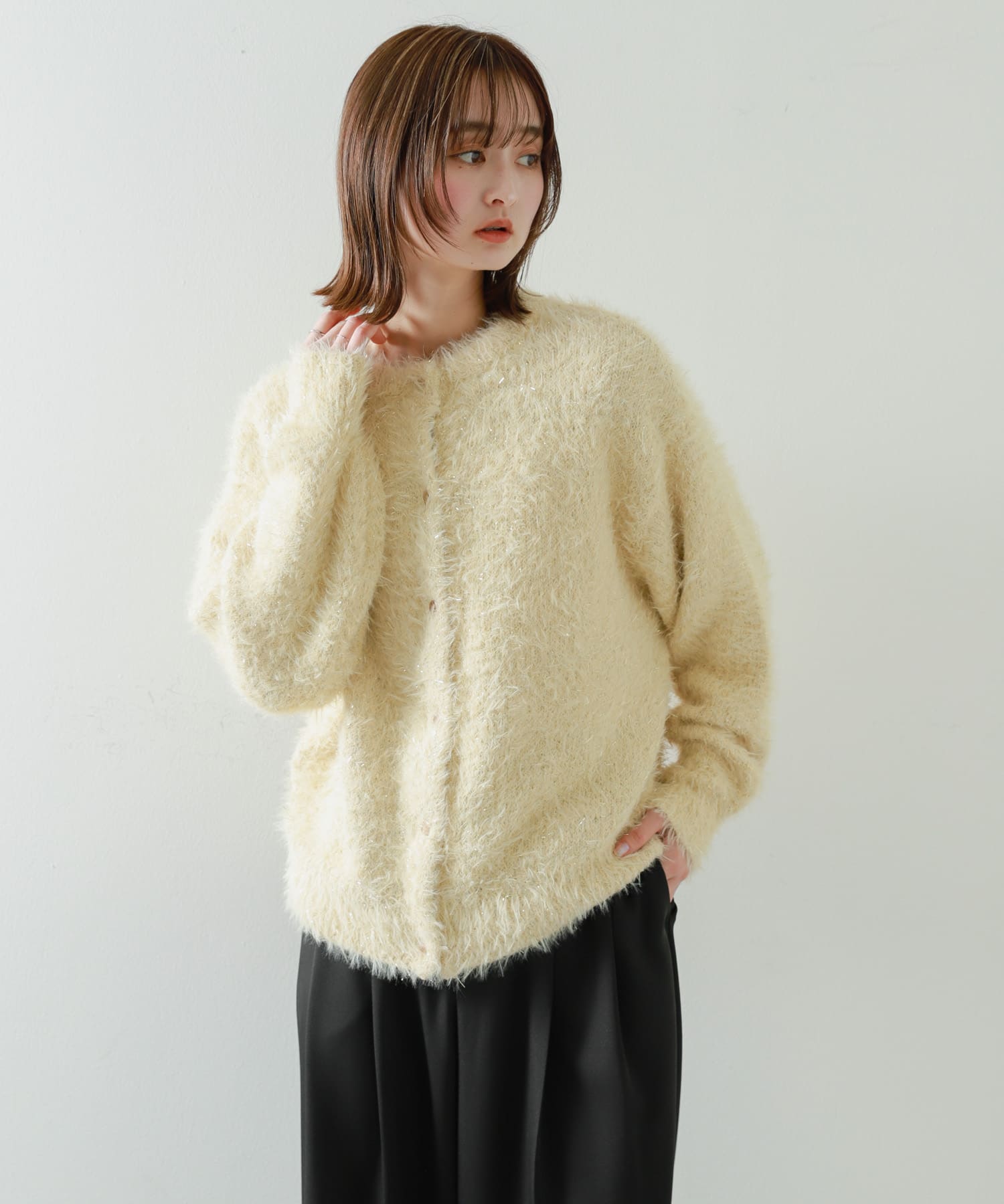 身長：169cm サイズ：one