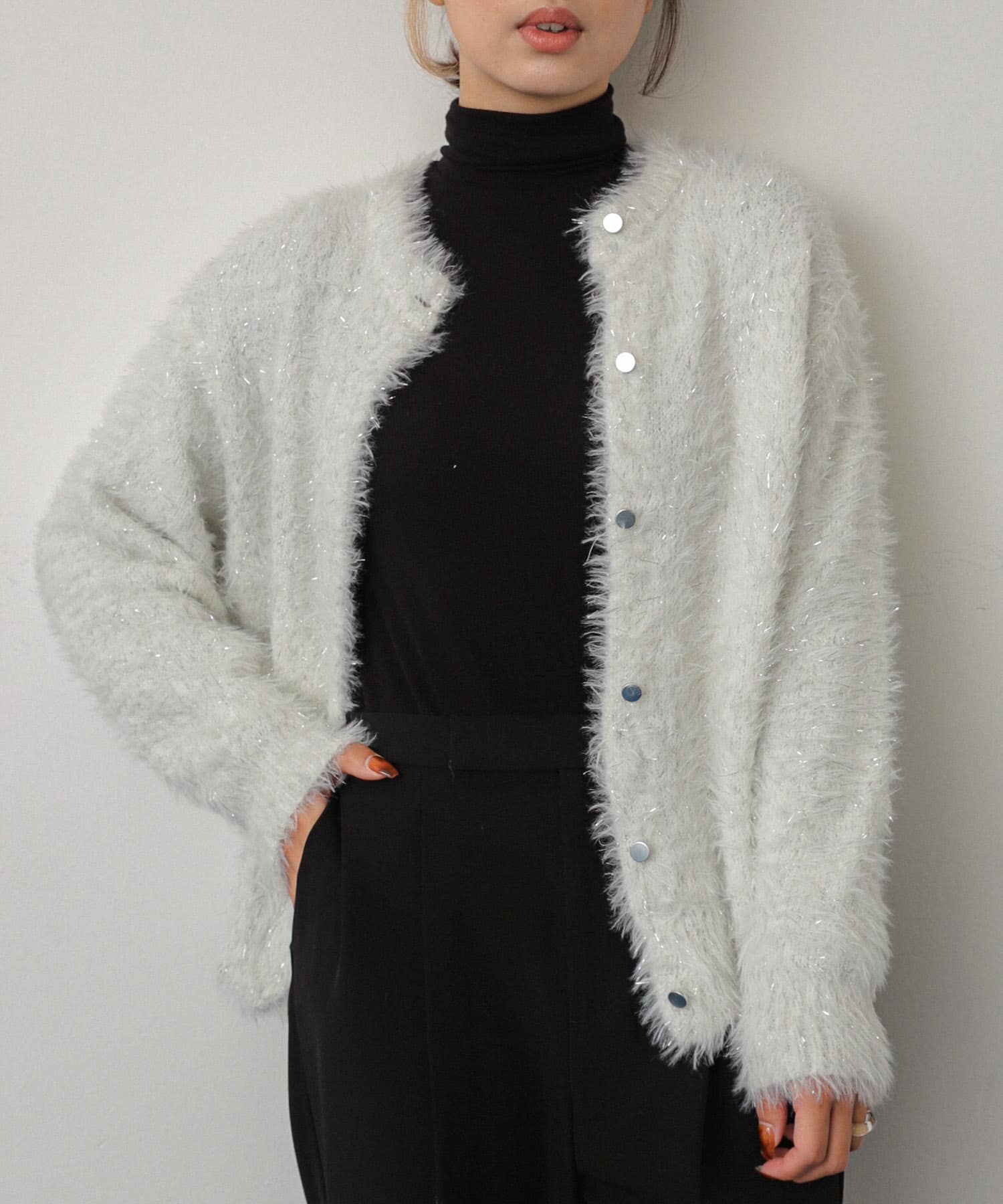 身長：158cm サイズ：one