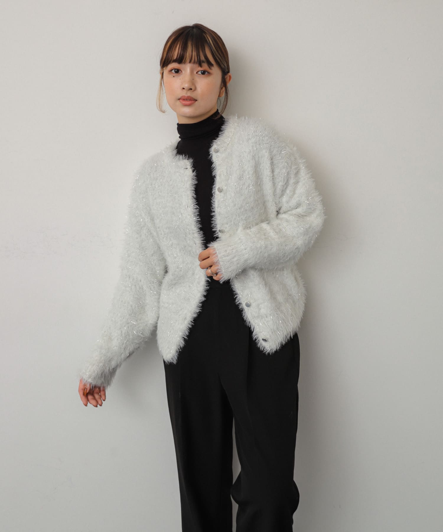 身長：158cm サイズ：one