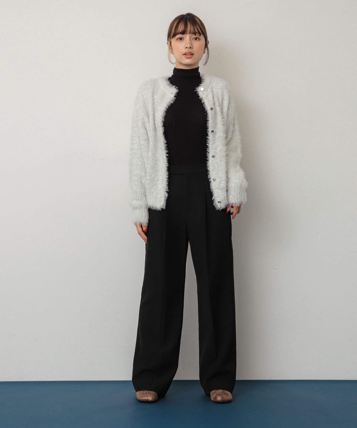 身長：158cm サイズ：one