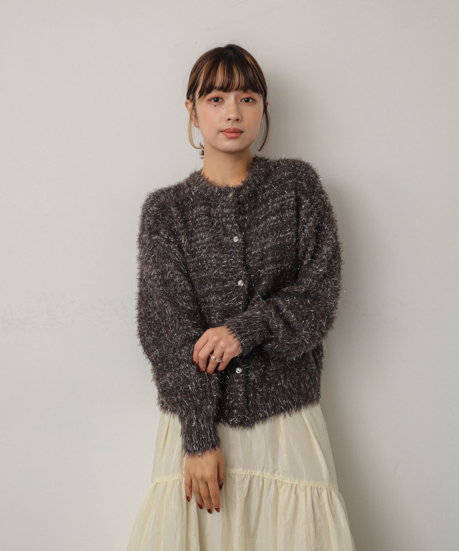 身長：158cm サイズ：one