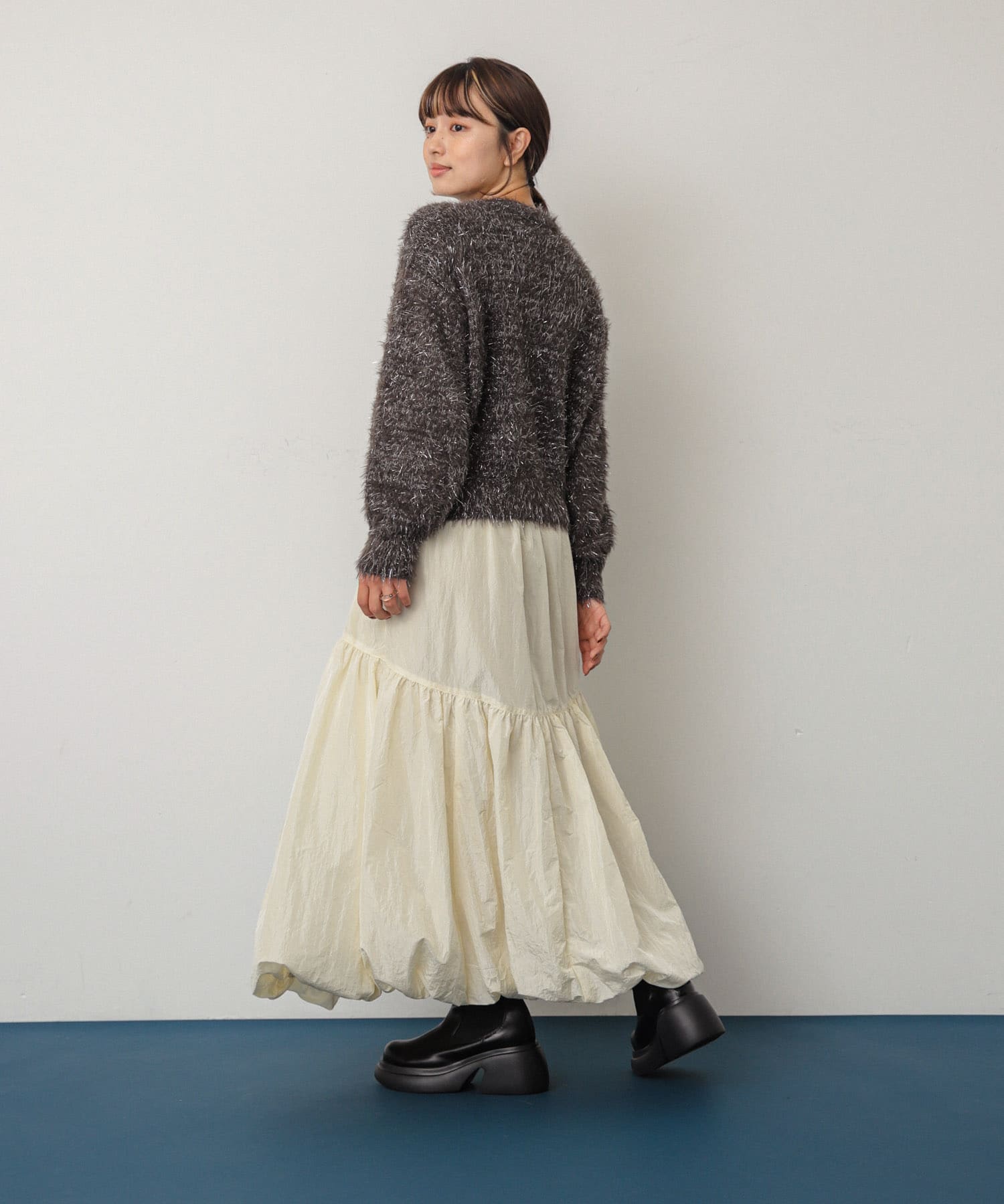 身長：158cm サイズ：one