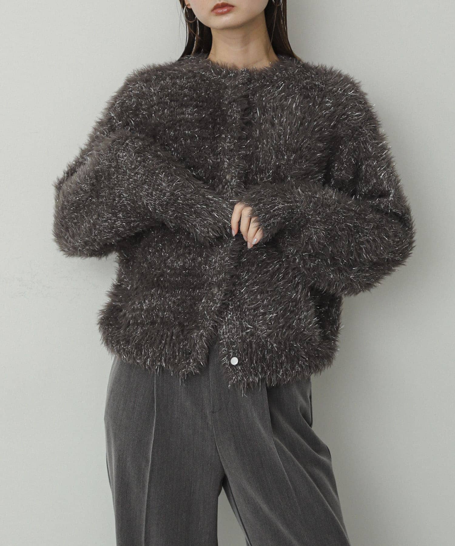 身長：169cm サイズ：one