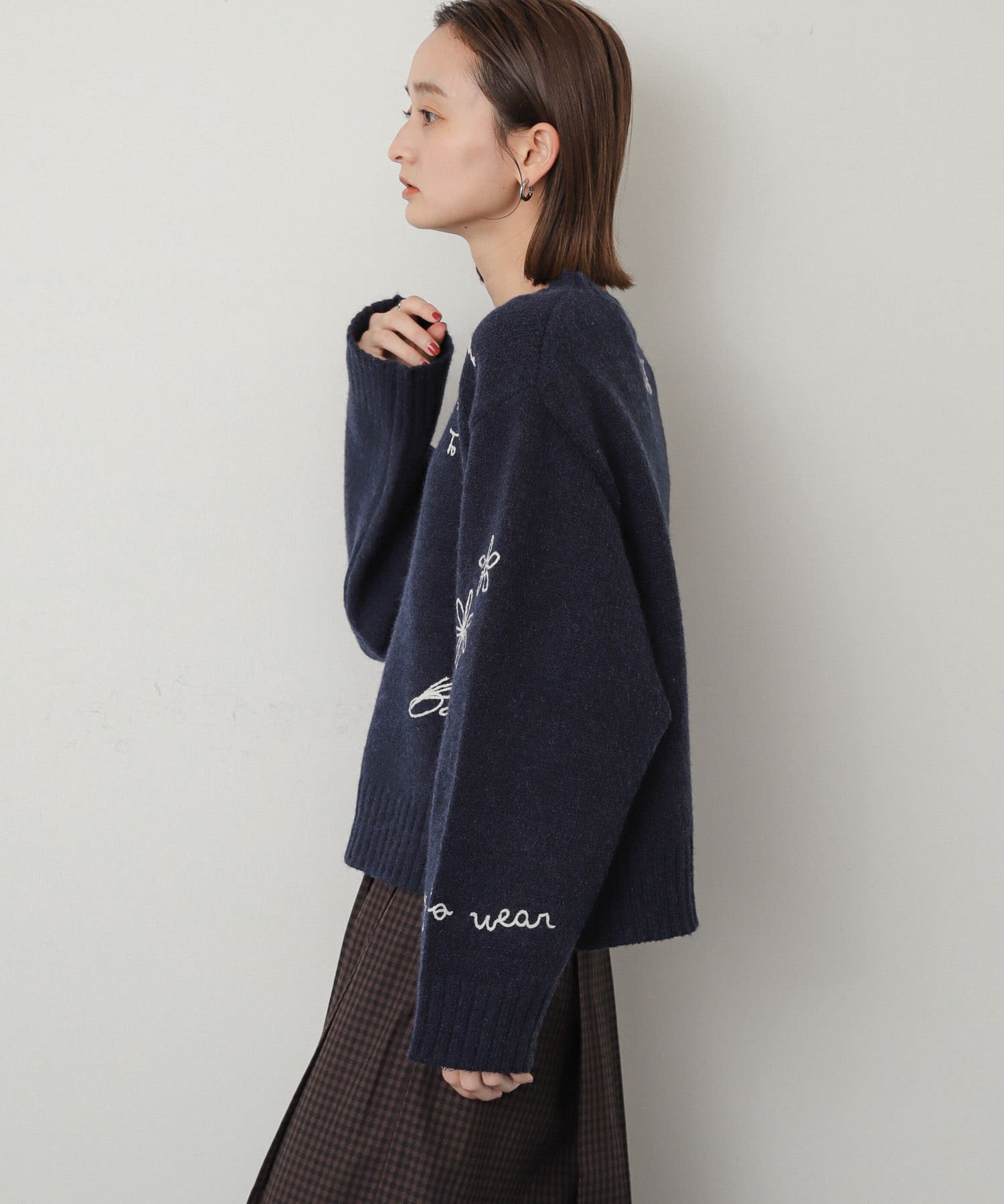 身長：169cm サイズ：one