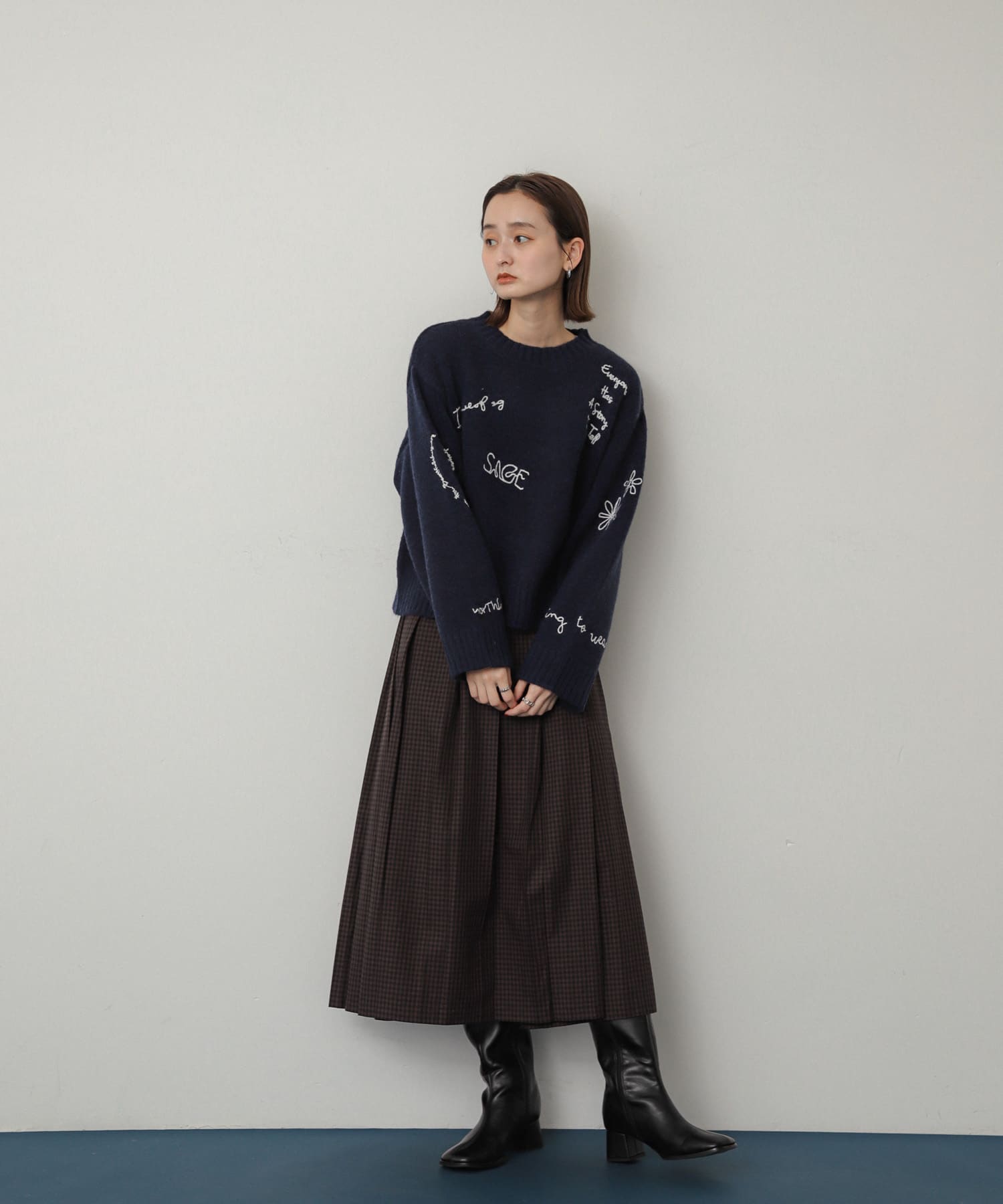身長：169cm サイズ：one