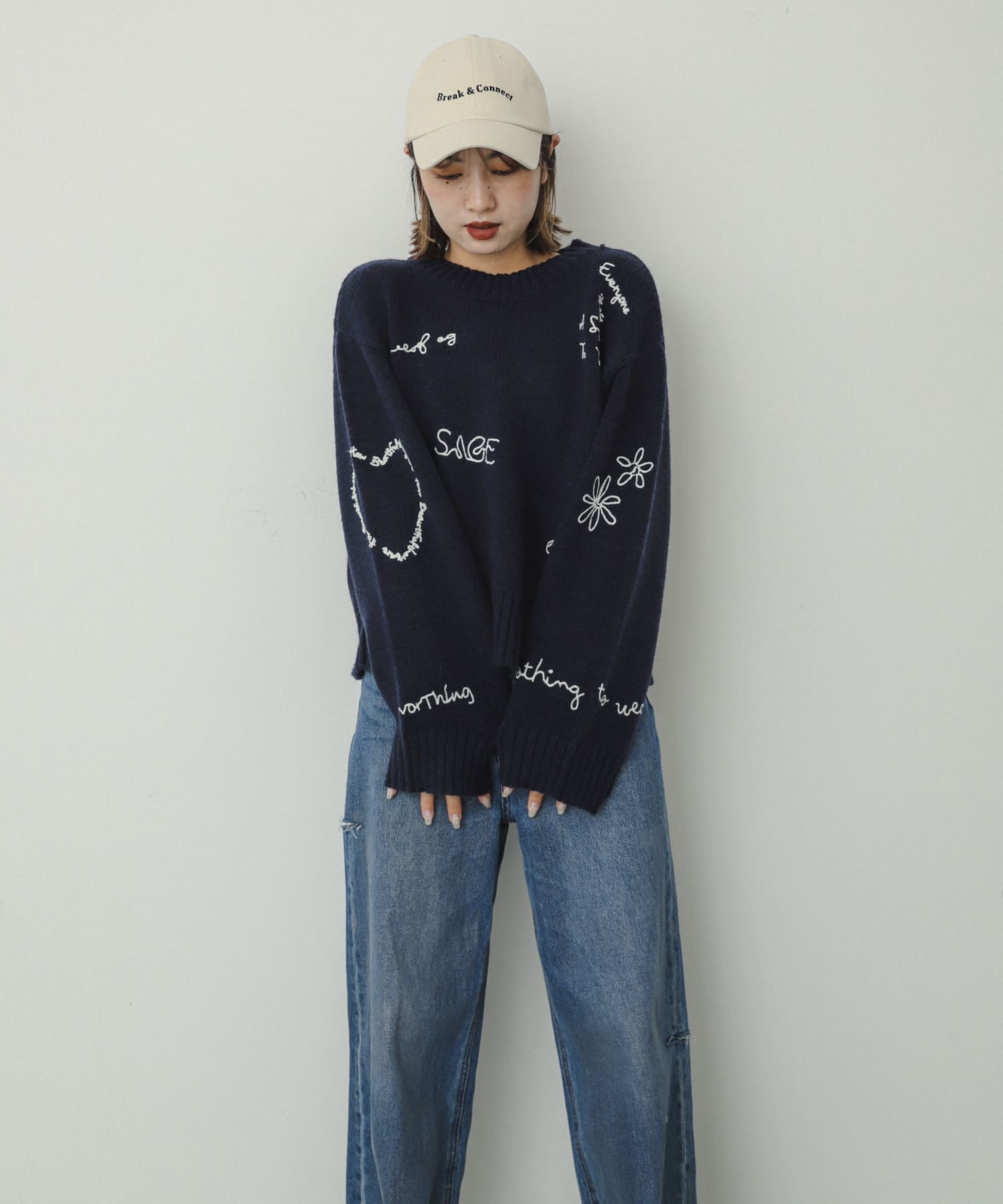 身長：158cm サイズ：one