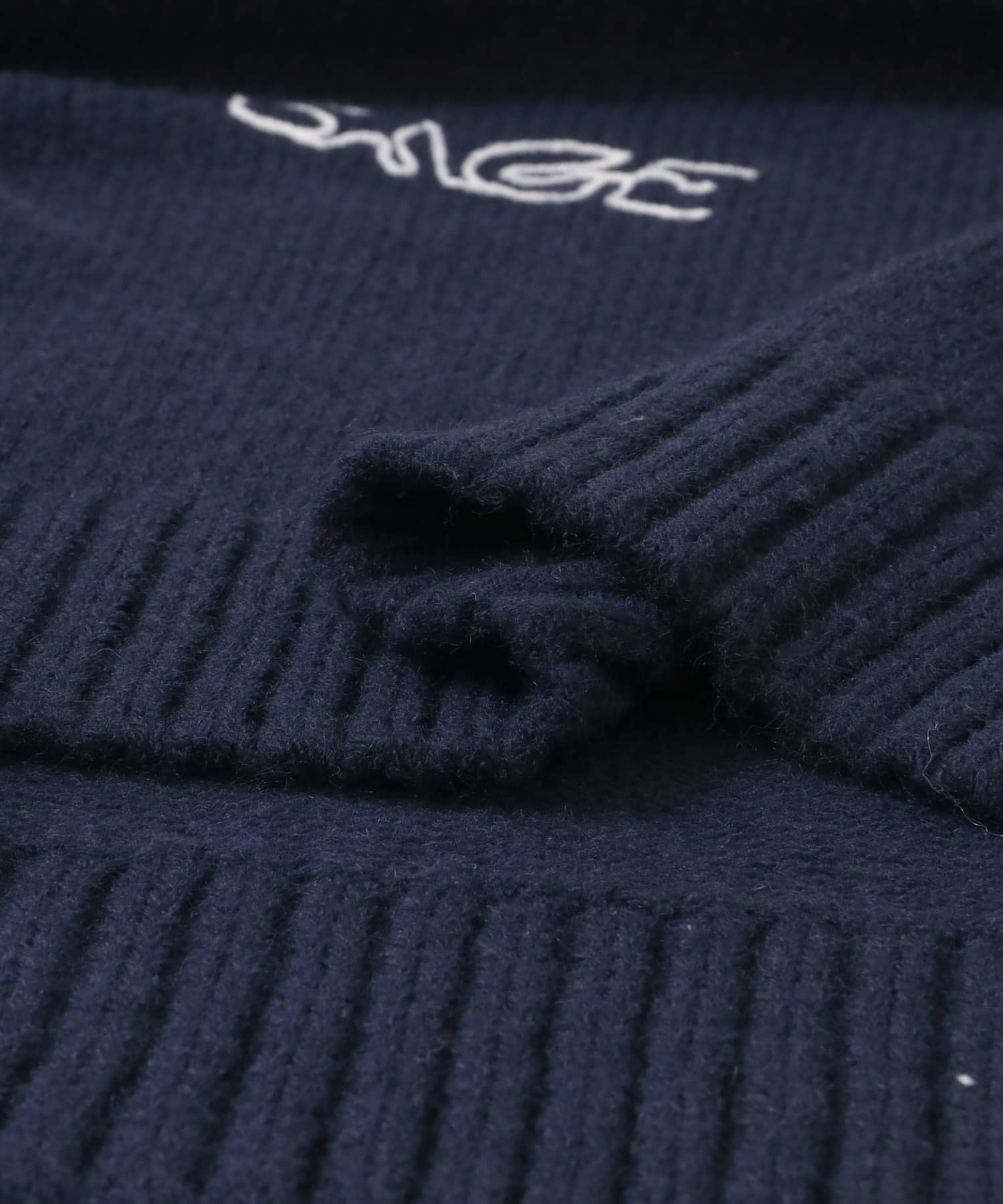 シシュウデザインセーター NAVY one