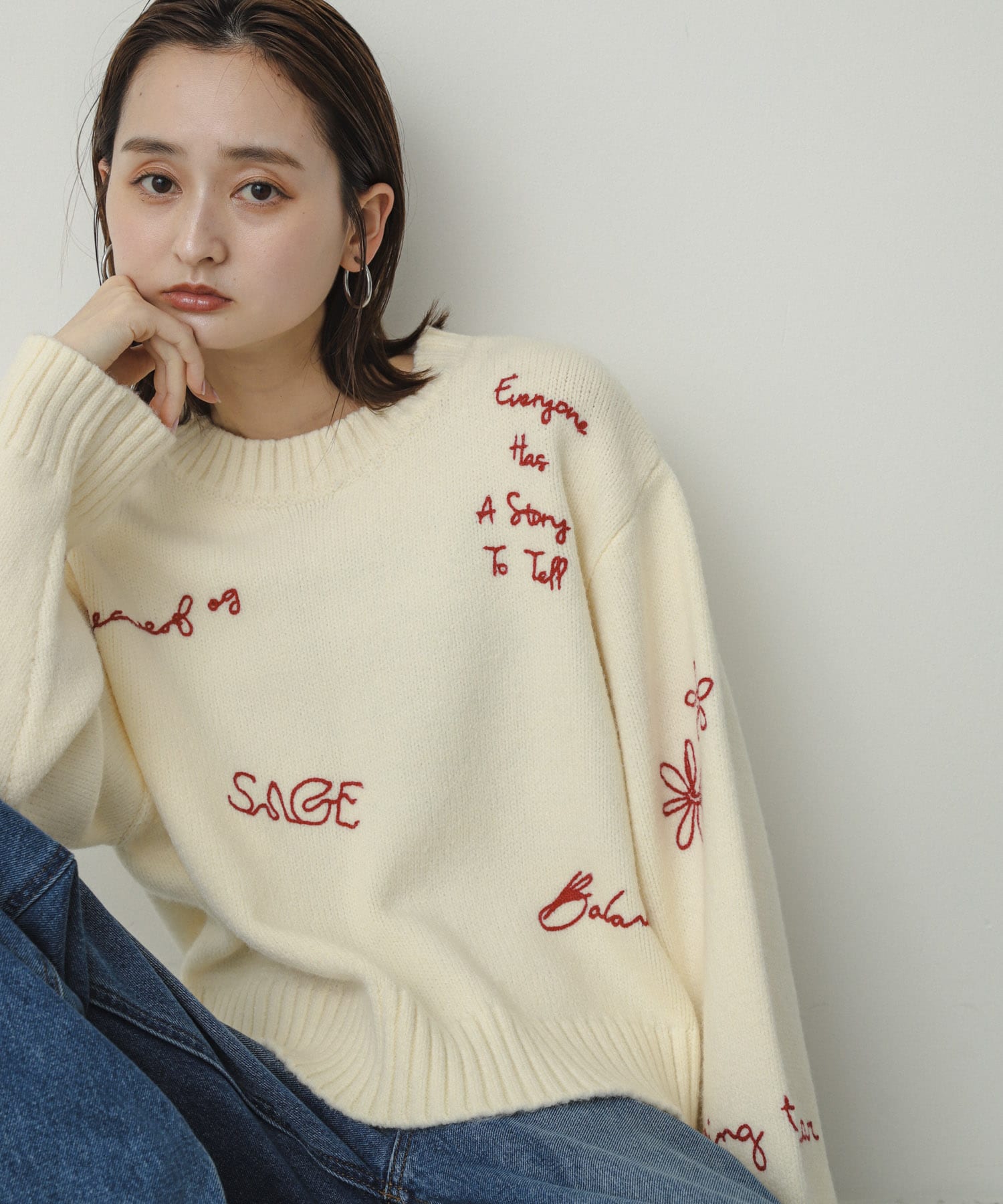 身長：169cm サイズ：one