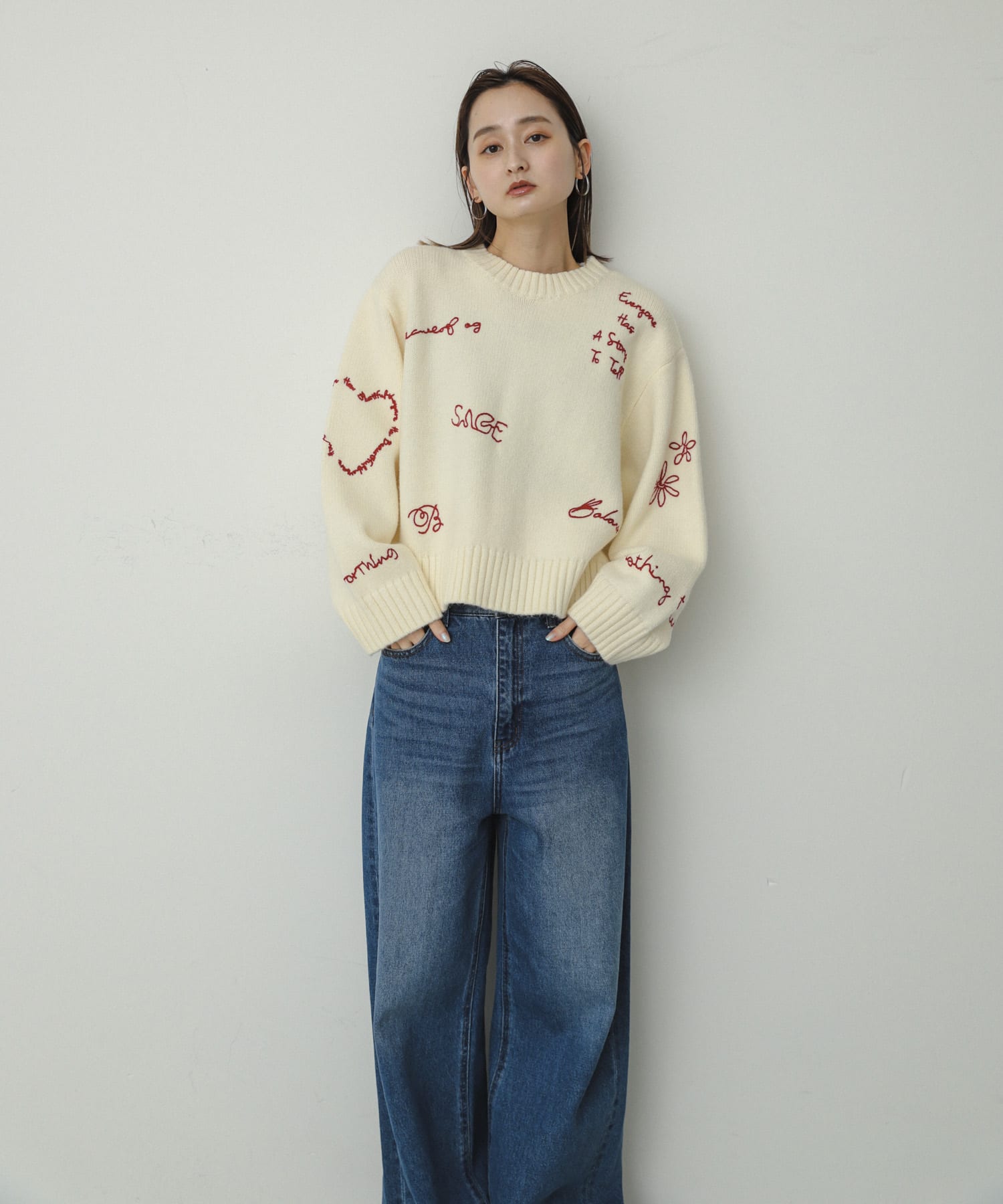 身長：169cm サイズ：one