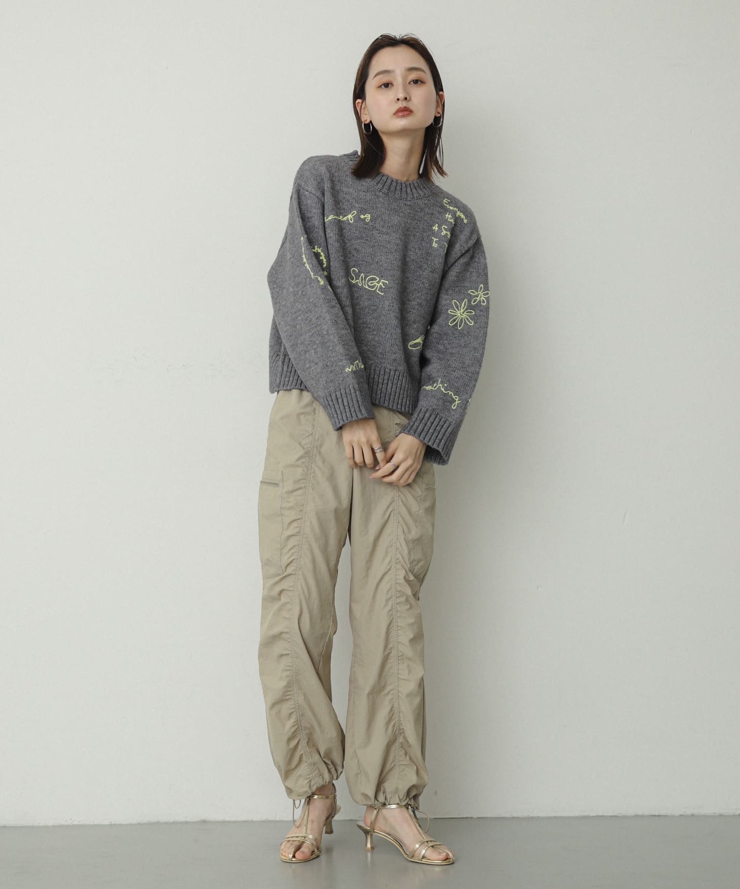 身長：169cm サイズ：one