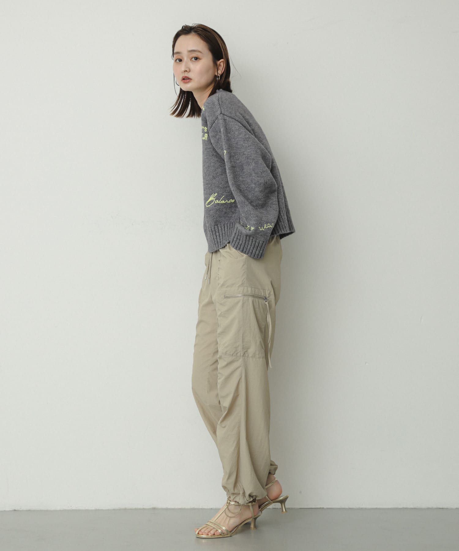 身長：169cm サイズ：one