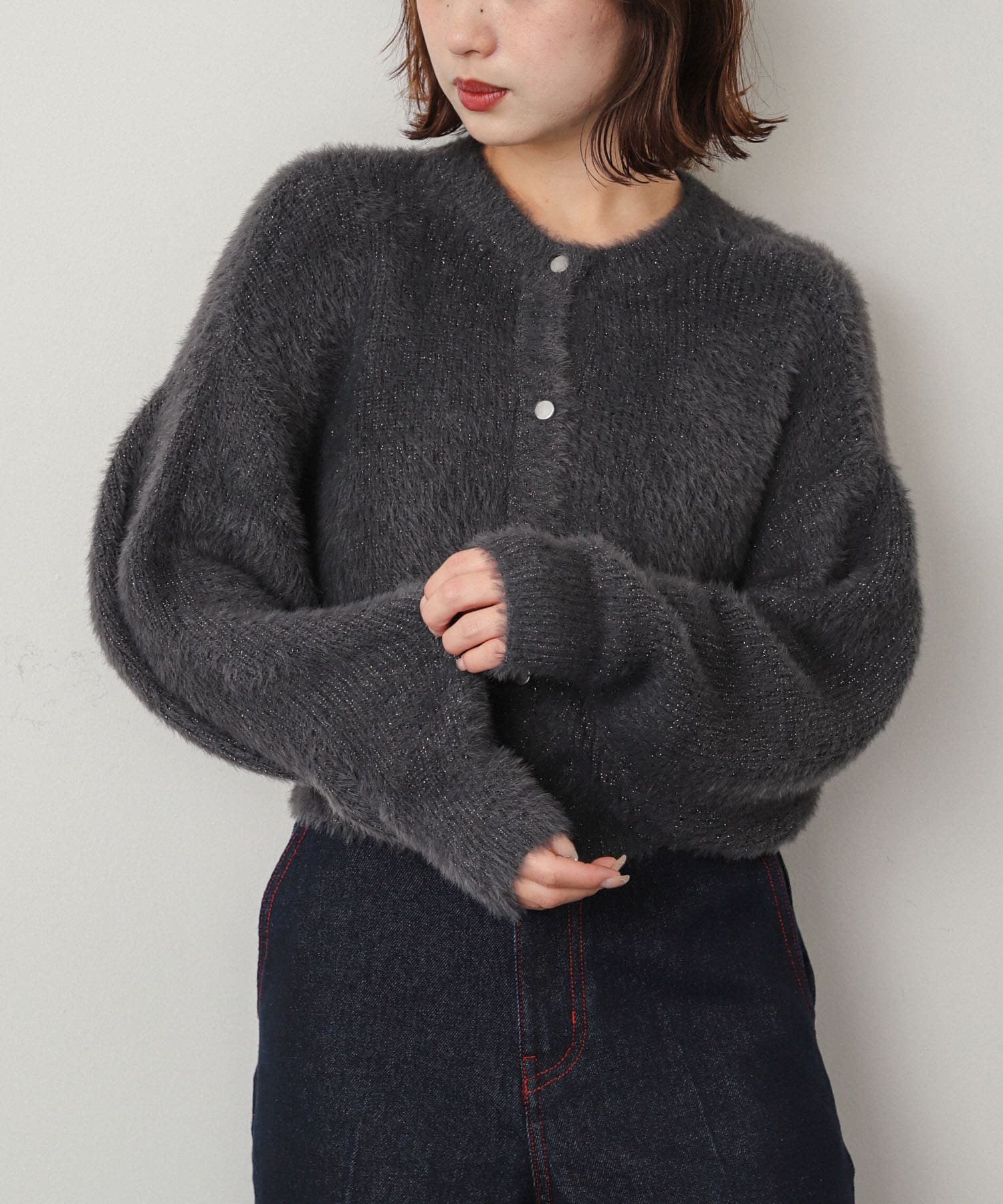 身長：158cm サイズ：one