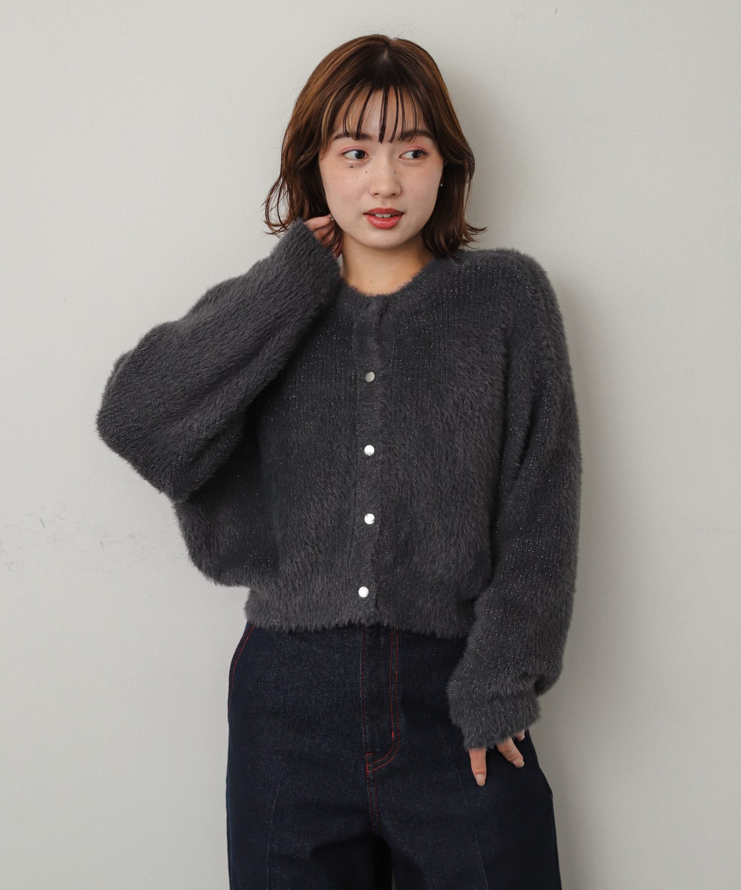 身長：158cm サイズ：one