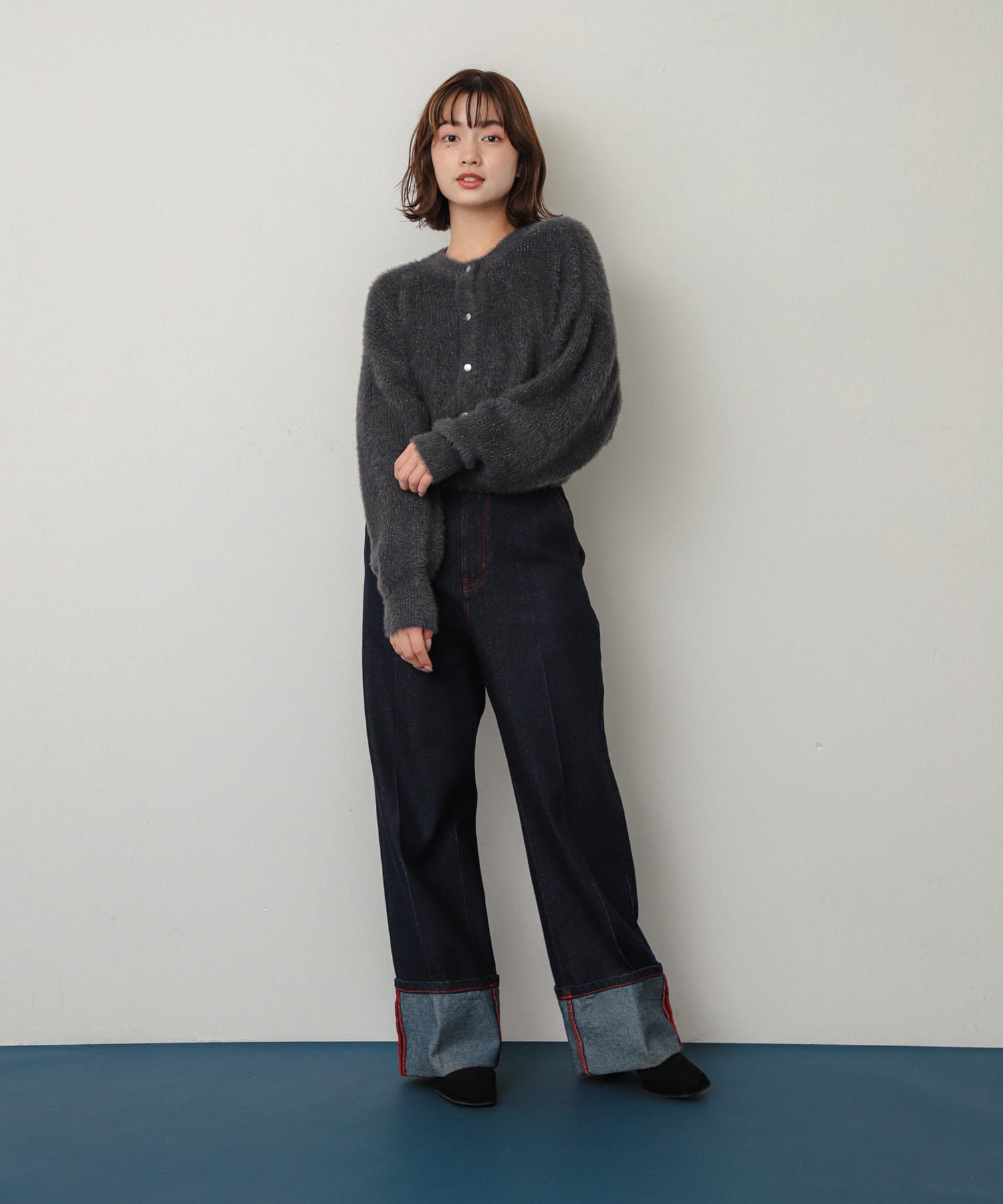 身長：158cm サイズ：one
