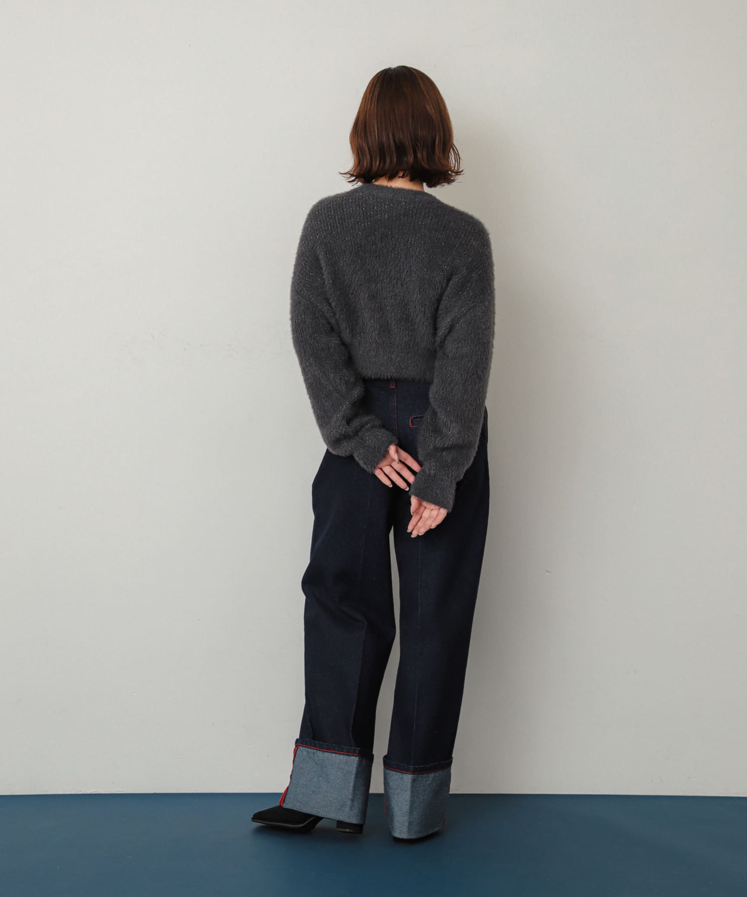身長：158cm サイズ：one