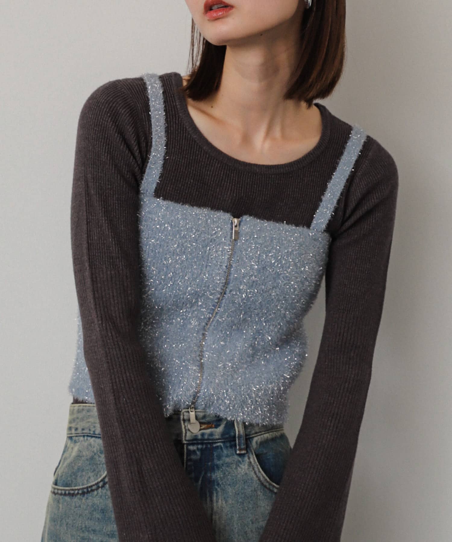 身長：169cm サイズ：one