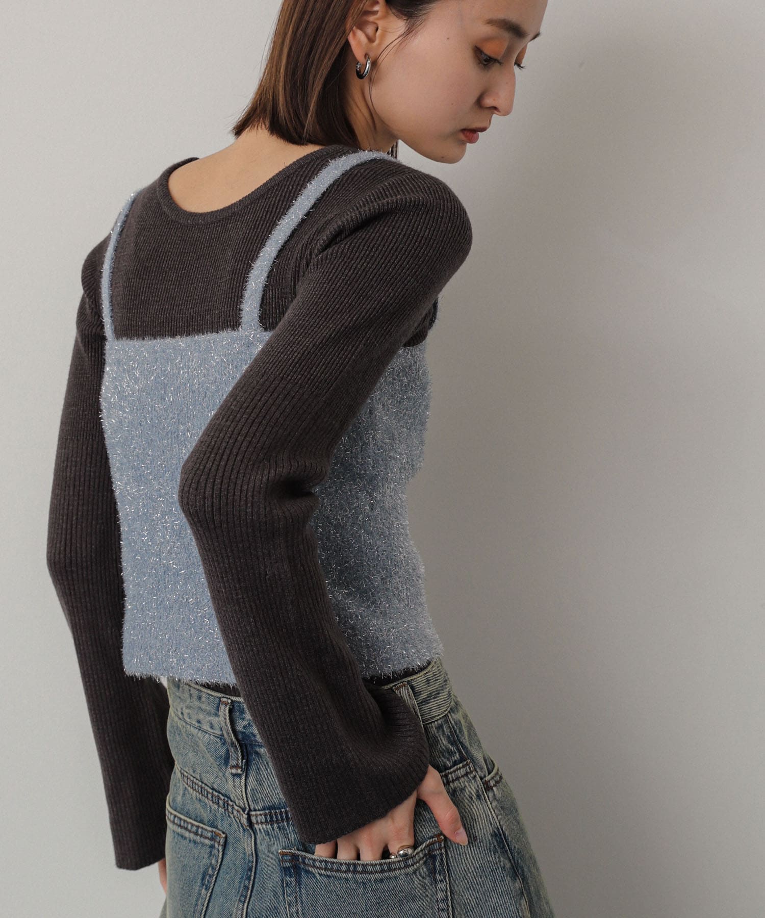 身長：169cm サイズ：one