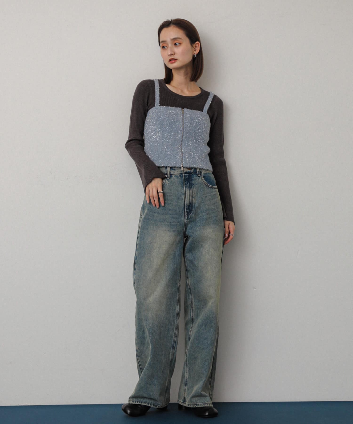 身長：169cm サイズ：one