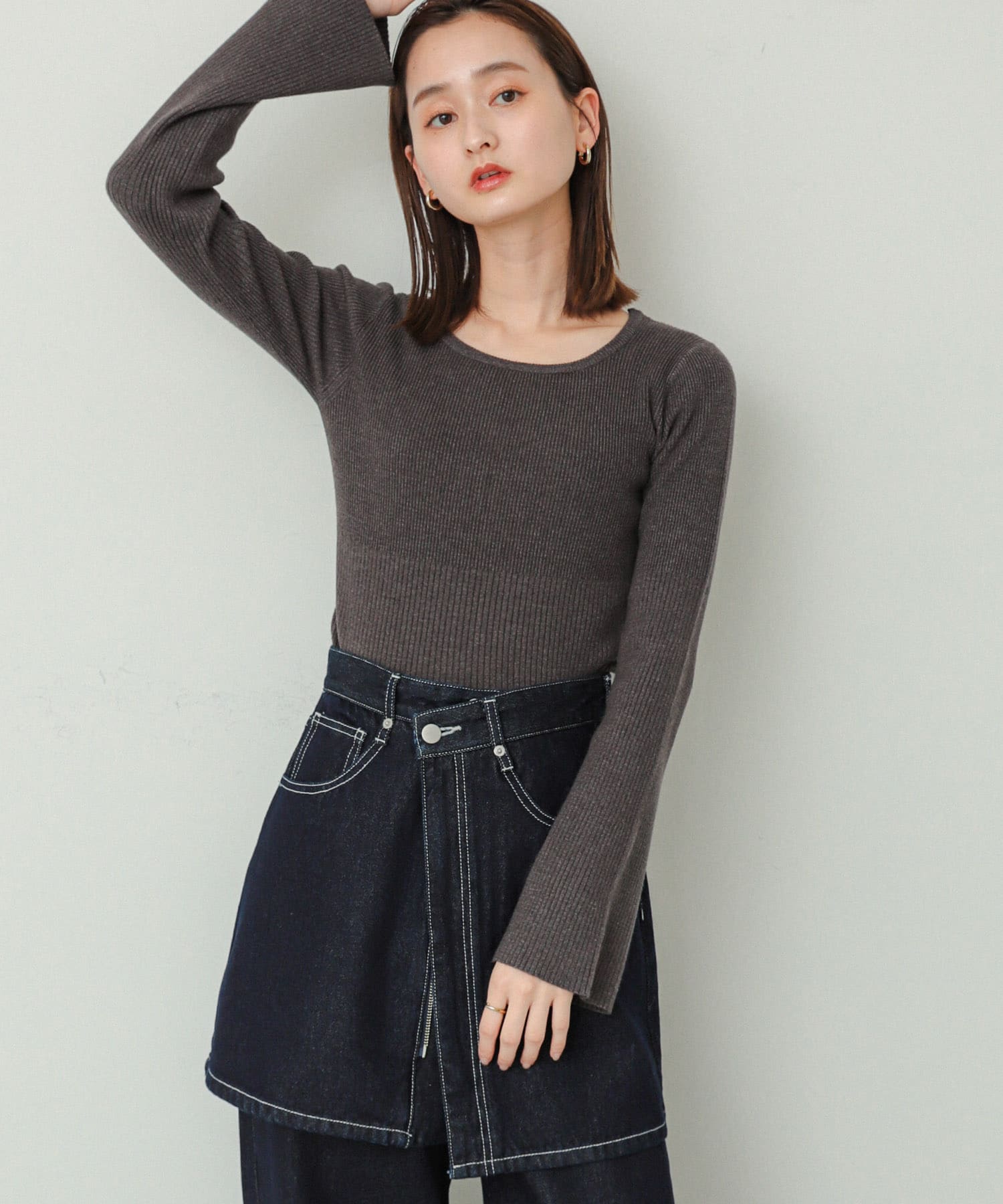 身長：169cm サイズ：one