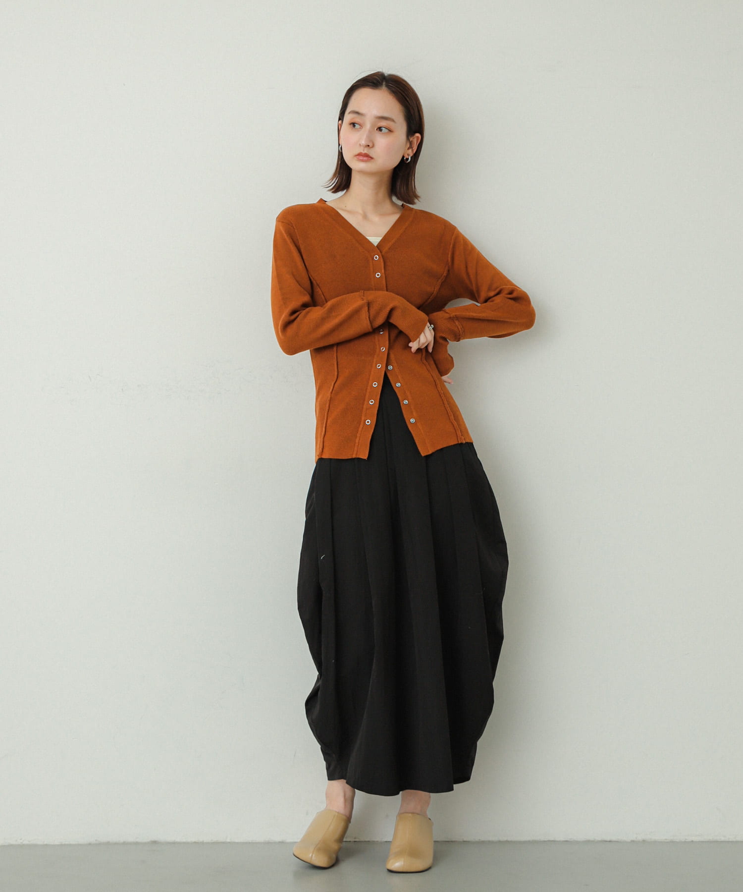 身長：169cm サイズ：one