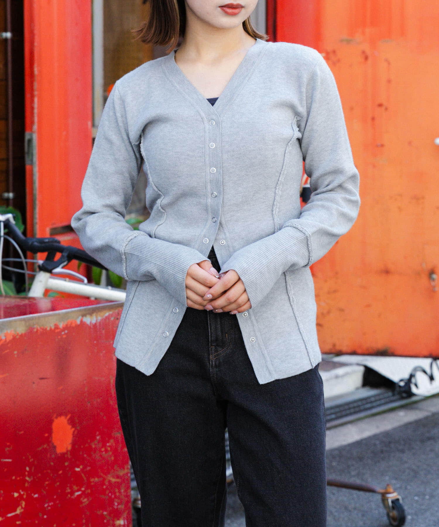 身長：158cm サイズ：one
