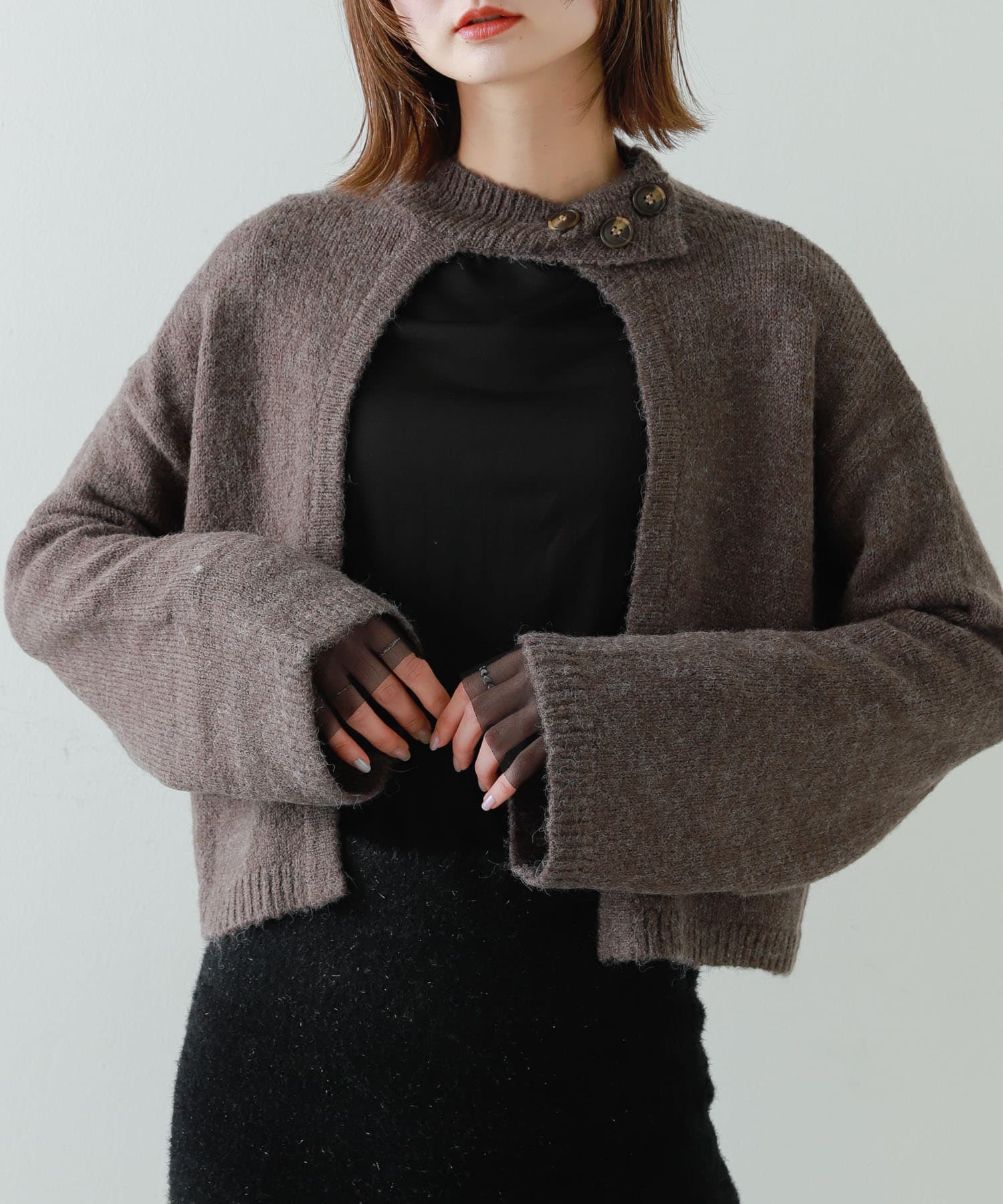 身長：169cm サイズ：one