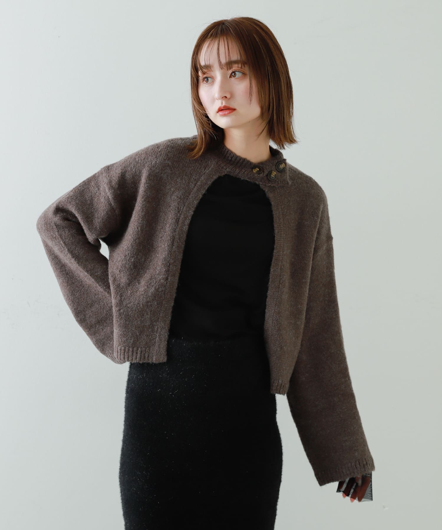 身長：169cm サイズ：one